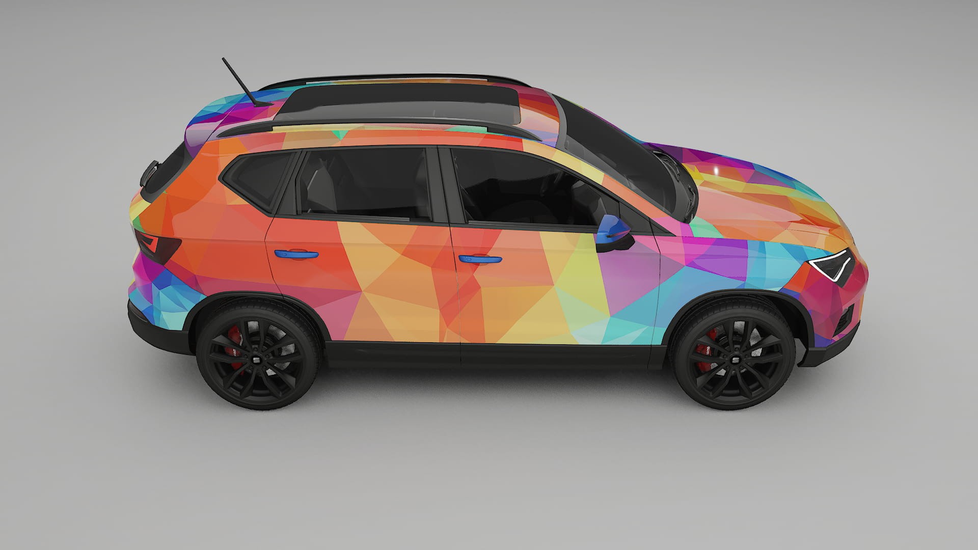 Seat Ateca KH7 VECTOR VIBE – Design-Wrap PPF-Kit aus bedruckbarer Polyurethanfolie