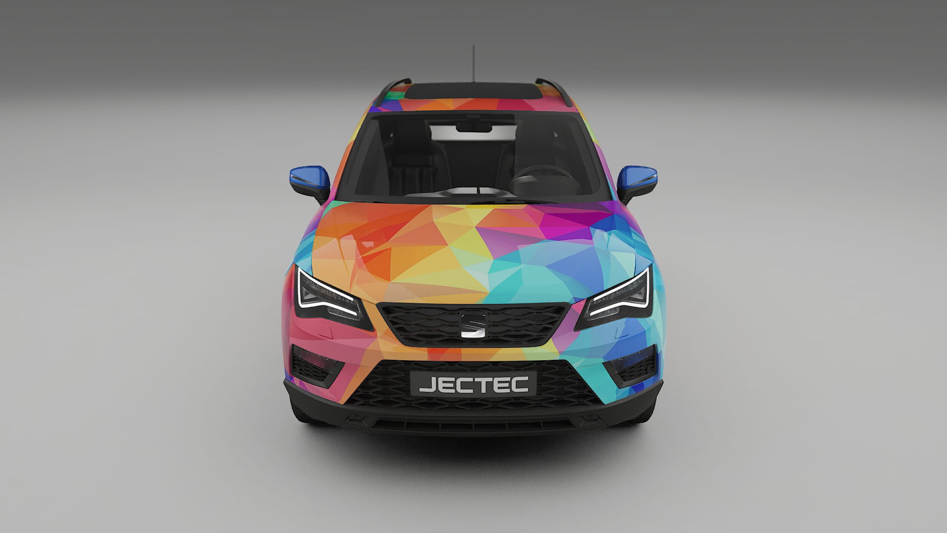 Seat Ateca KH7 VECTOR VIBE – Design-Wrap PPF-Kit aus bedruckbarer Polyurethanfolie