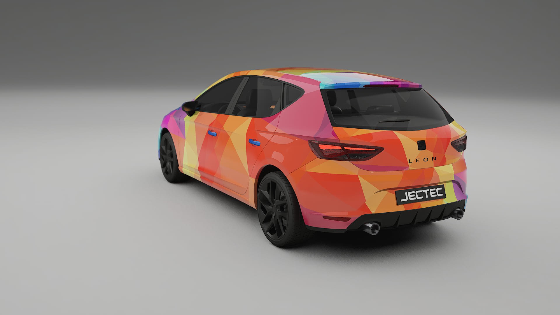 Seat Leon FR 5F VECTOR VIBE – Design-Wrap PPF-Kit aus bedruckbarer Polyurethanfolie