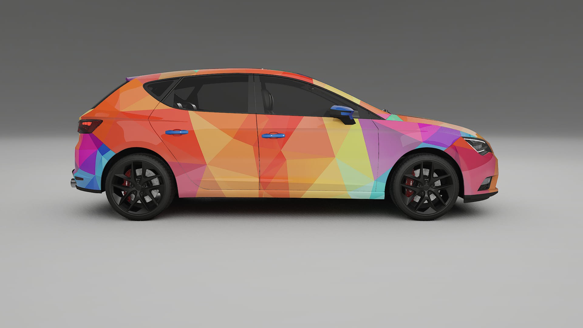 Seat Leon FR 5F VECTOR VIBE – Design-Wrap PPF-Kit aus bedruckbarer Polyurethanfolie