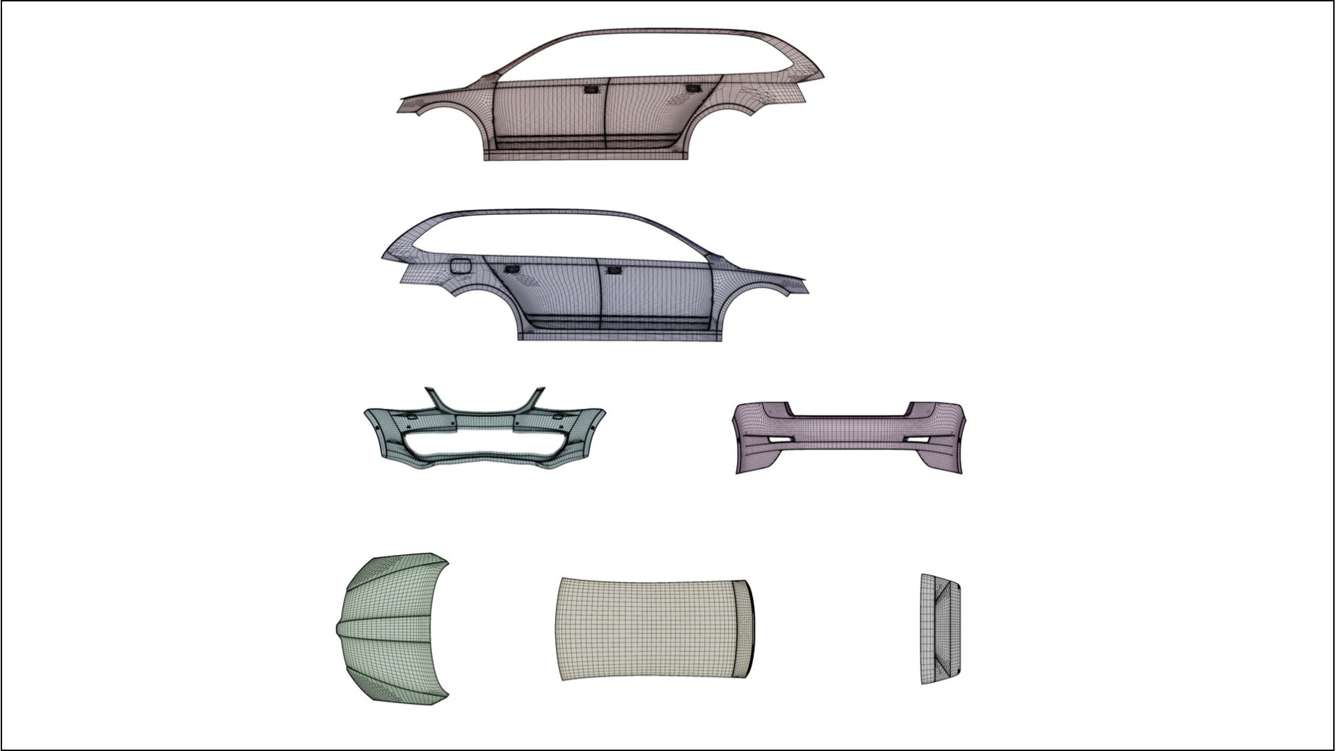 Škoda Octavia combi 5E VECTOR VIBE – Design-Wrap PPF-Kit aus bedruckbarer Polyurethanfolie