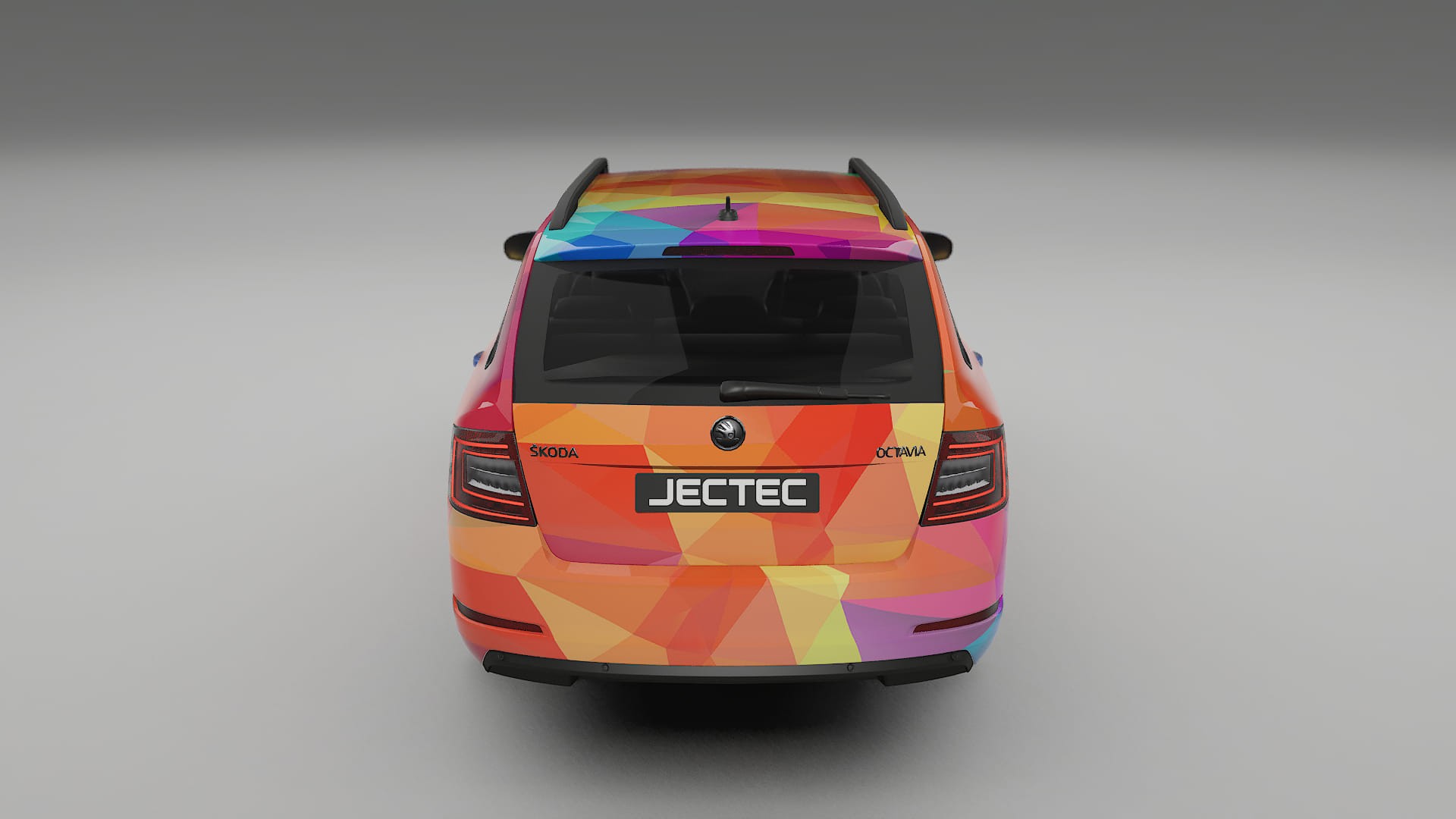 Škoda Octavia combi 5E VECTOR VIBE – Design-Wrap PPF-Kit aus bedruckbarer Polyurethanfolie