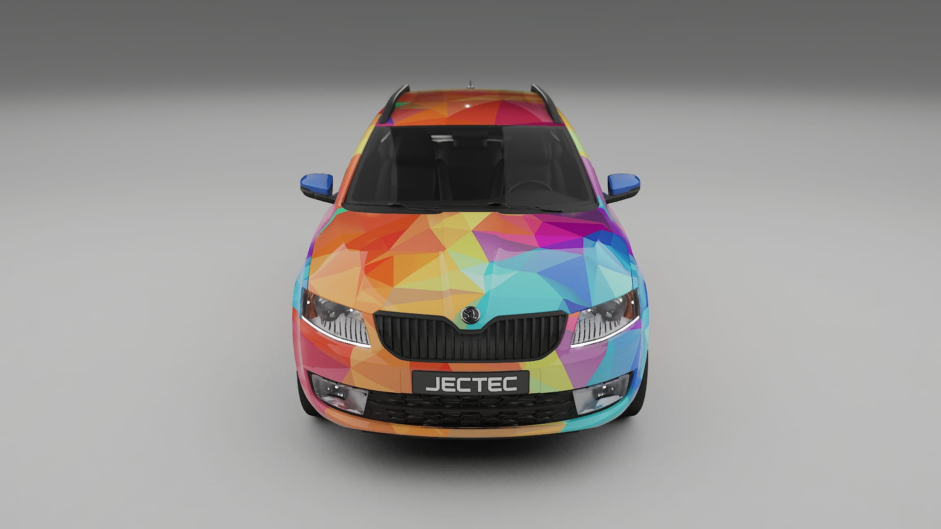 Škoda Octavia combi 5E VECTOR VIBE – Design-Wrap PPF-Kit aus bedruckbarer Polyurethanfolie