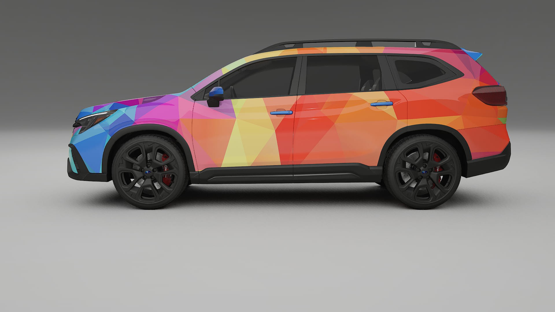 Subaru Ascent BT facelift LCI VECTOR VIBE – Design-Wrap PPF-Kit aus bedruckbarer Polyurethanfolie