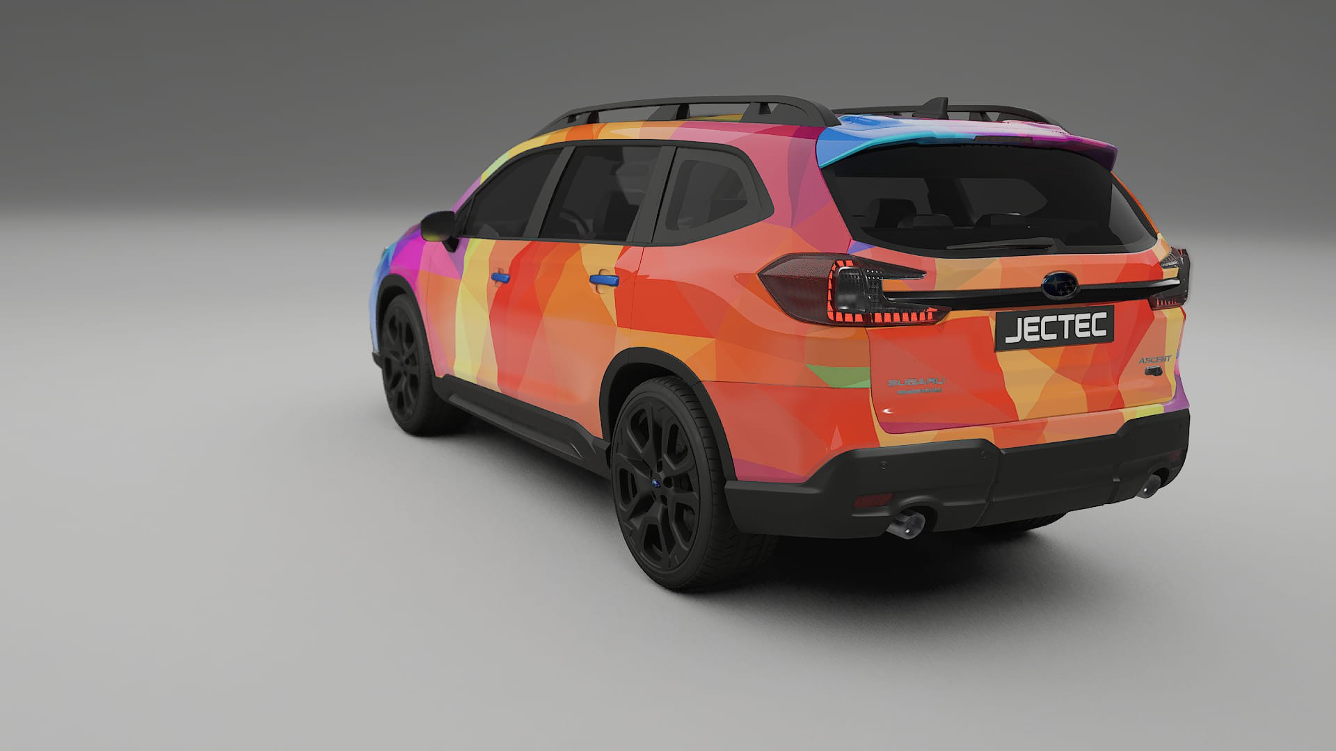 Subaru Ascent BT facelift LCI VECTOR VIBE – Design-Wrap PPF-Kit aus bedruckbarer Polyurethanfolie