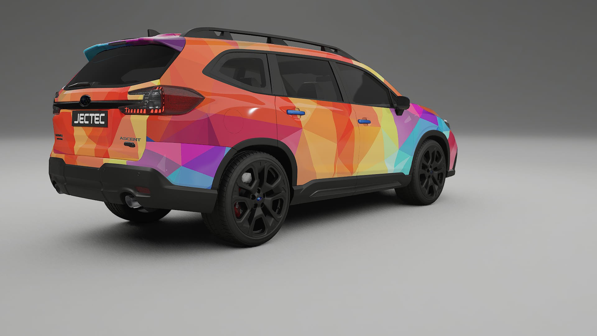 Subaru Ascent BT facelift LCI VECTOR VIBE – Design-Wrap PPF-Kit aus bedruckbarer Polyurethanfolie