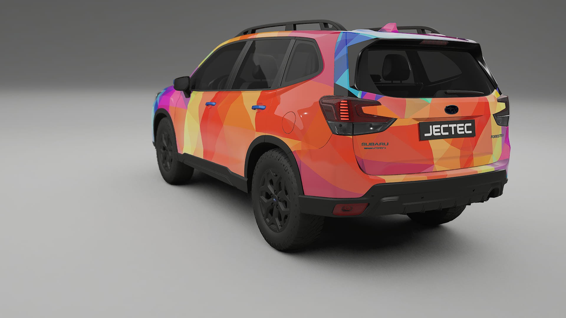 Subaru Forester V SK facelift LCI VECTOR VIBE – Design-Wrap PPF-Kit aus bedruckbarer Polyurethanfolie