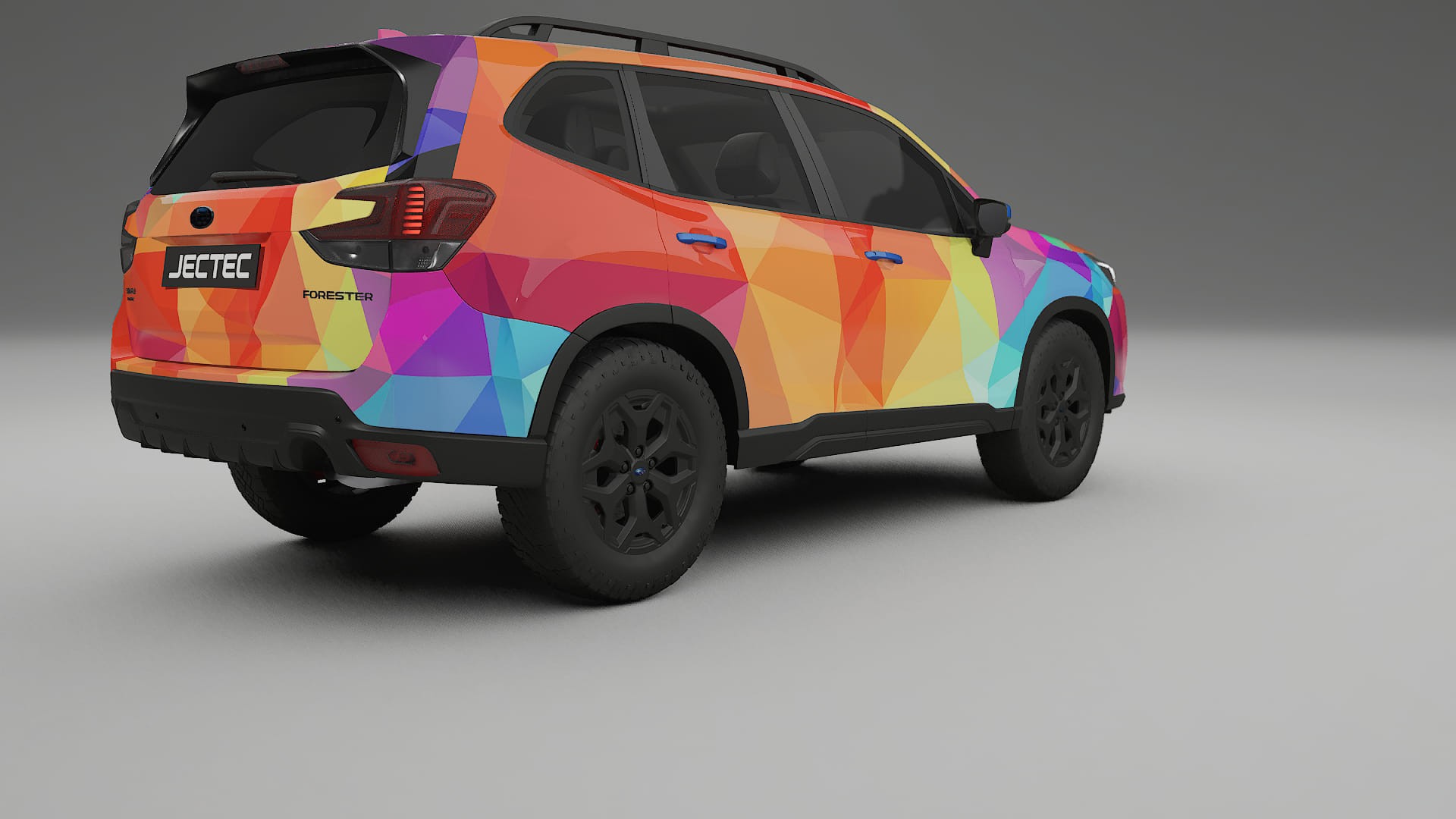 Subaru Forester V SK facelift LCI VECTOR VIBE – Design-Wrap PPF-Kit aus bedruckbarer Polyurethanfolie
