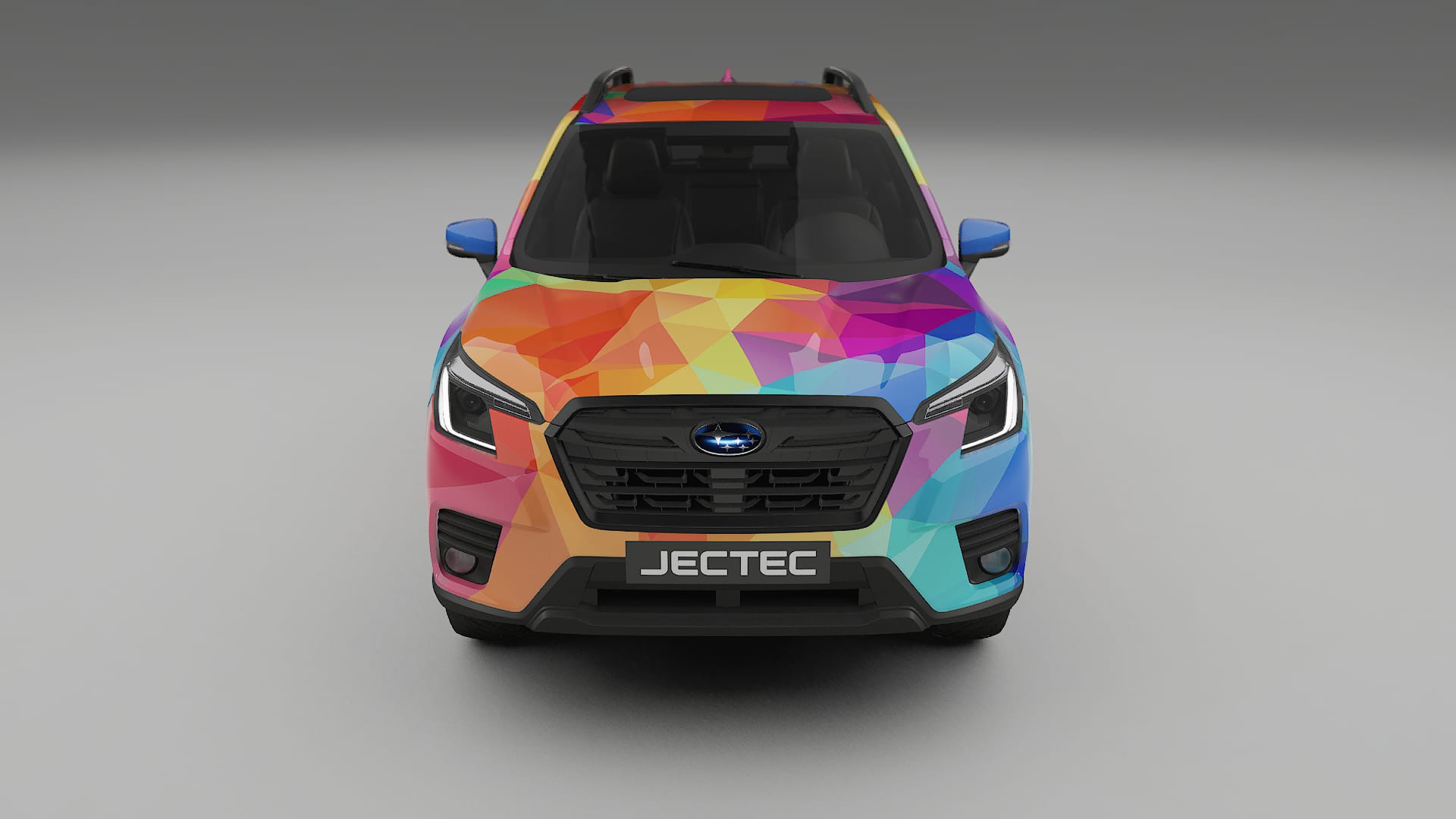 Subaru Forester V SK facelift LCI VECTOR VIBE – Design-Wrap PPF-Kit aus bedruckbarer Polyurethanfolie