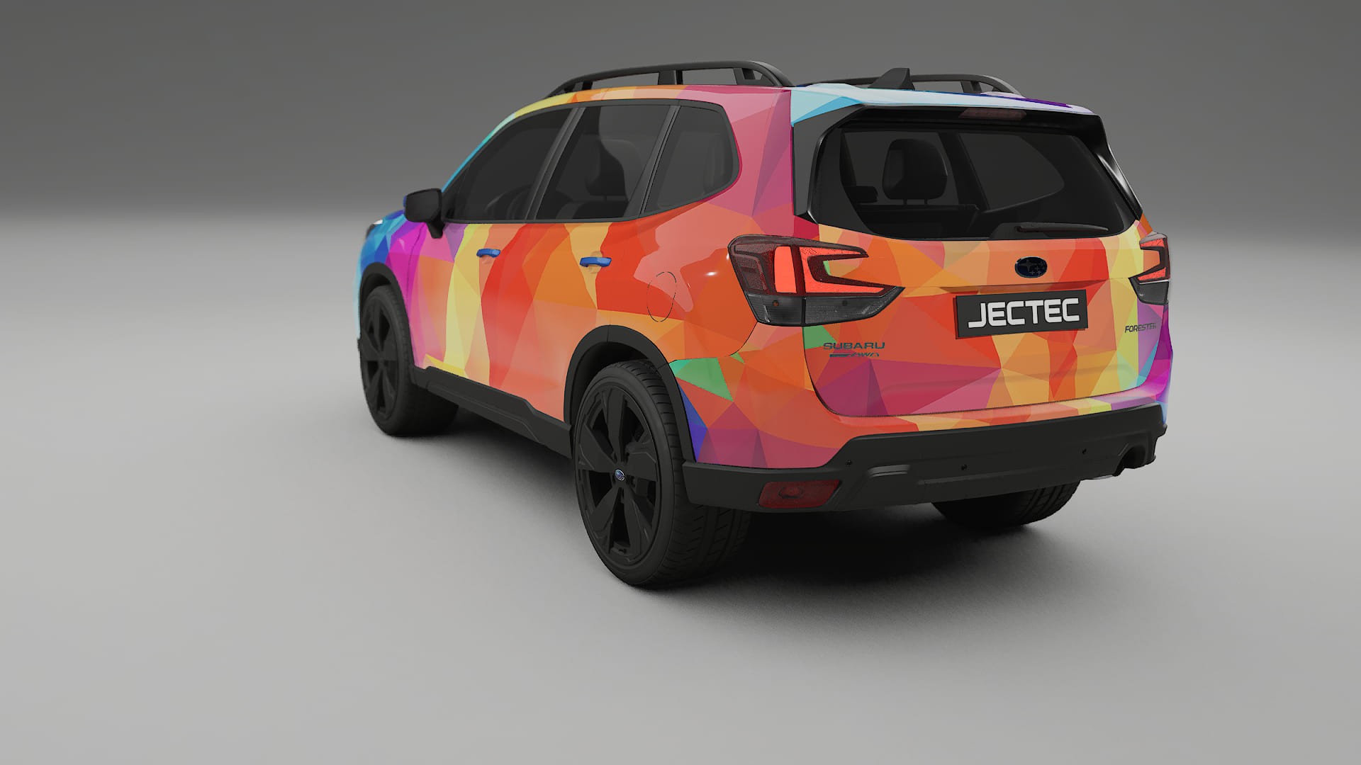 Subaru Forester V SK prefacelift pre-LCI VECTOR VIBE – Design-Wrap PPF-Kit aus bedruckbarer Polyurethanfolie