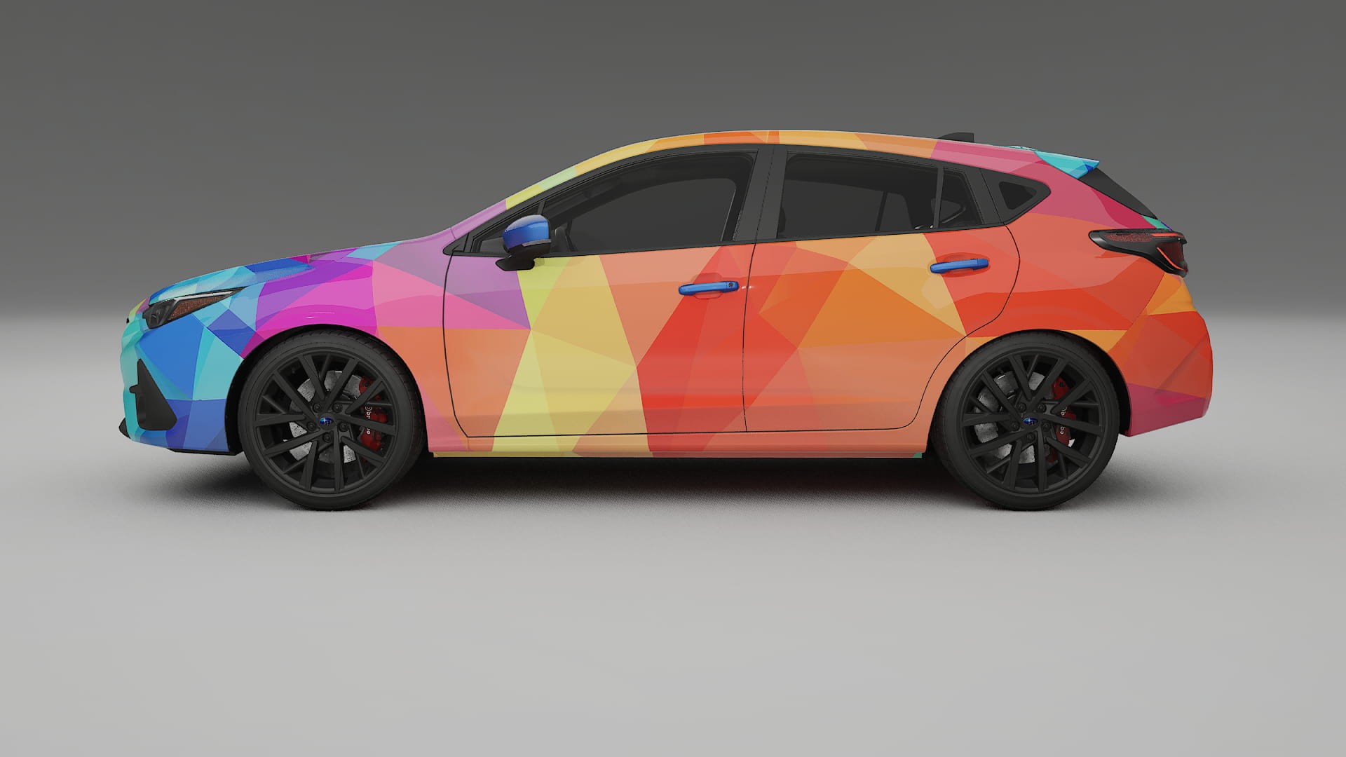 Subaru Impreza GU VECTOR VIBE – Design-Wrap PPF-Kit aus bedruckbarer Polyurethanfolie