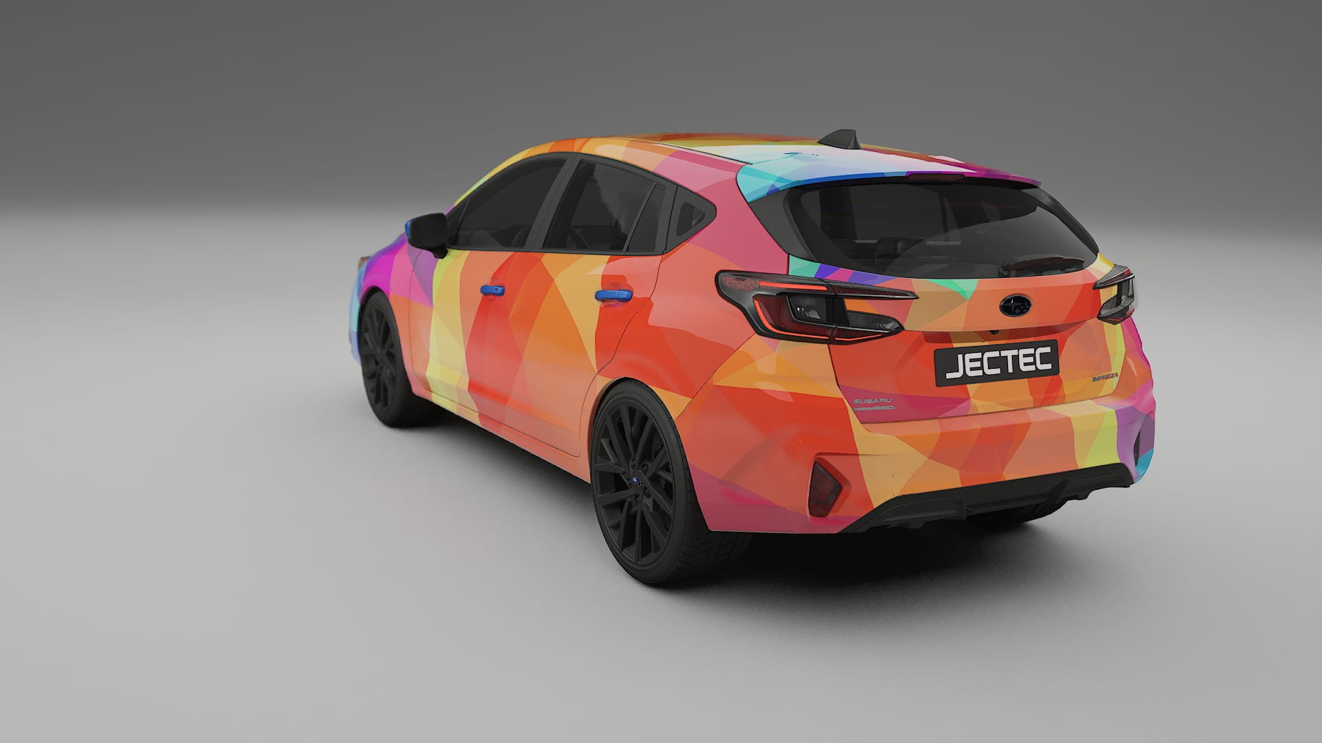 Subaru Impreza GU VECTOR VIBE – Design-Wrap PPF-Kit aus bedruckbarer Polyurethanfolie