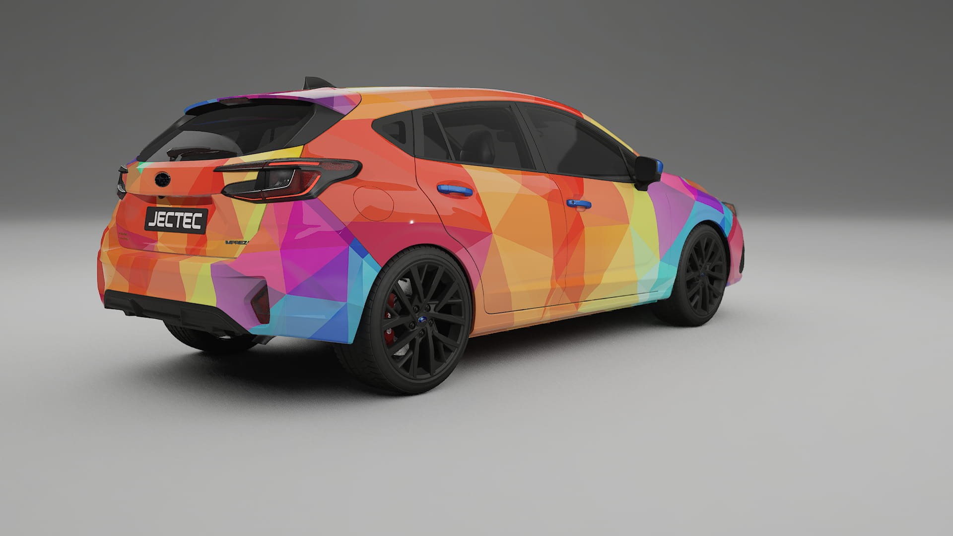 Subaru Impreza GU VECTOR VIBE – Design-Wrap PPF-Kit aus bedruckbarer Polyurethanfolie