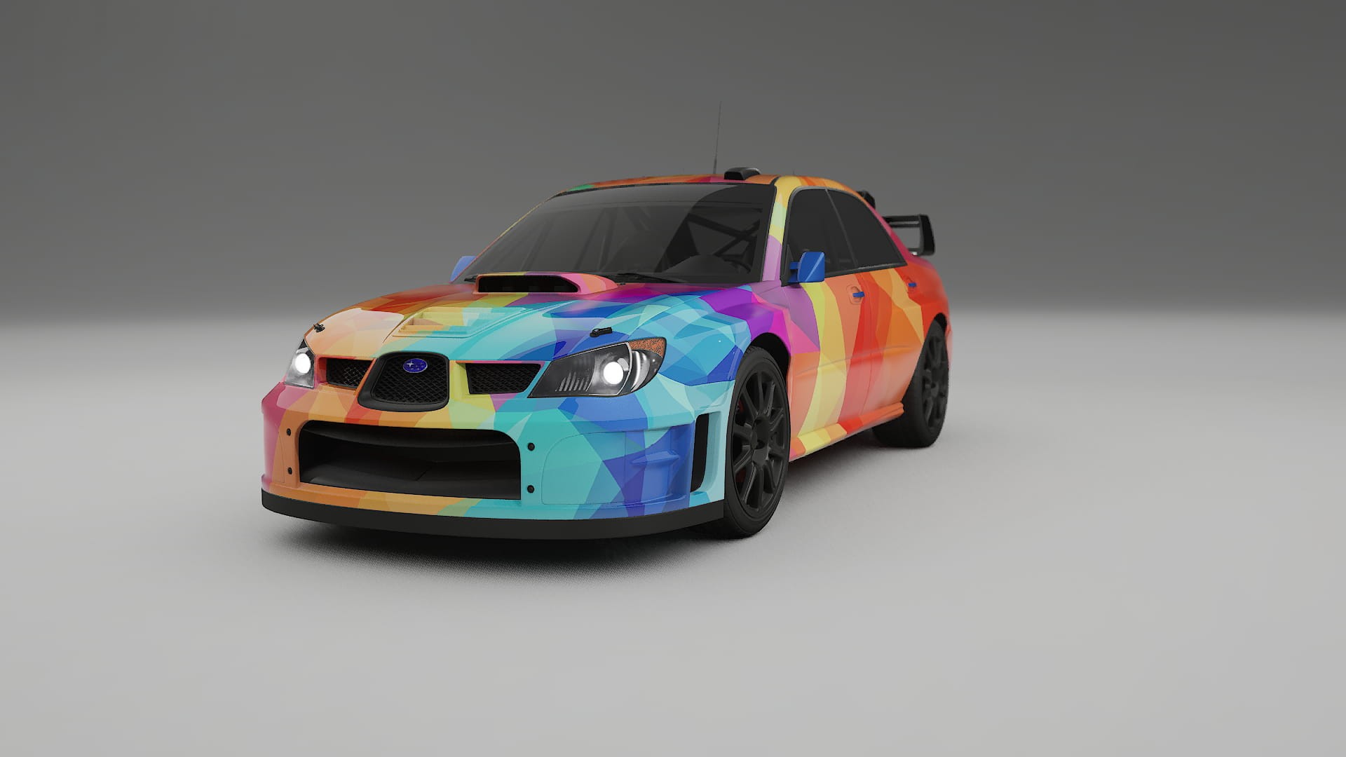 Subaru Impreza WRC GD VECTOR VIBE – Design-Wrap PPF-Kit aus bedruckbarer Polyurethanfolie