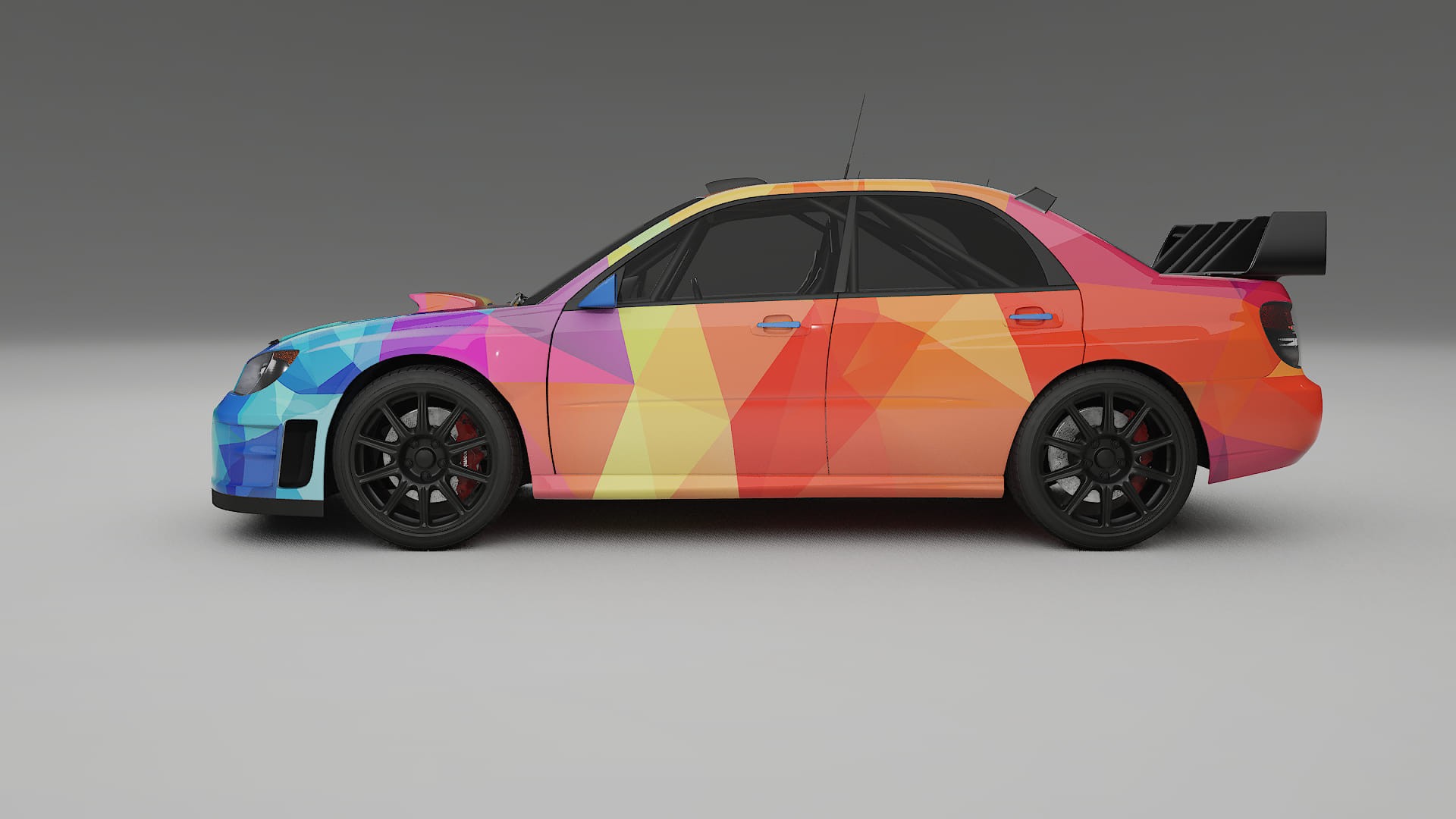Subaru Impreza WRC GD VECTOR VIBE – Design-Wrap PPF-Kit aus bedruckbarer Polyurethanfolie