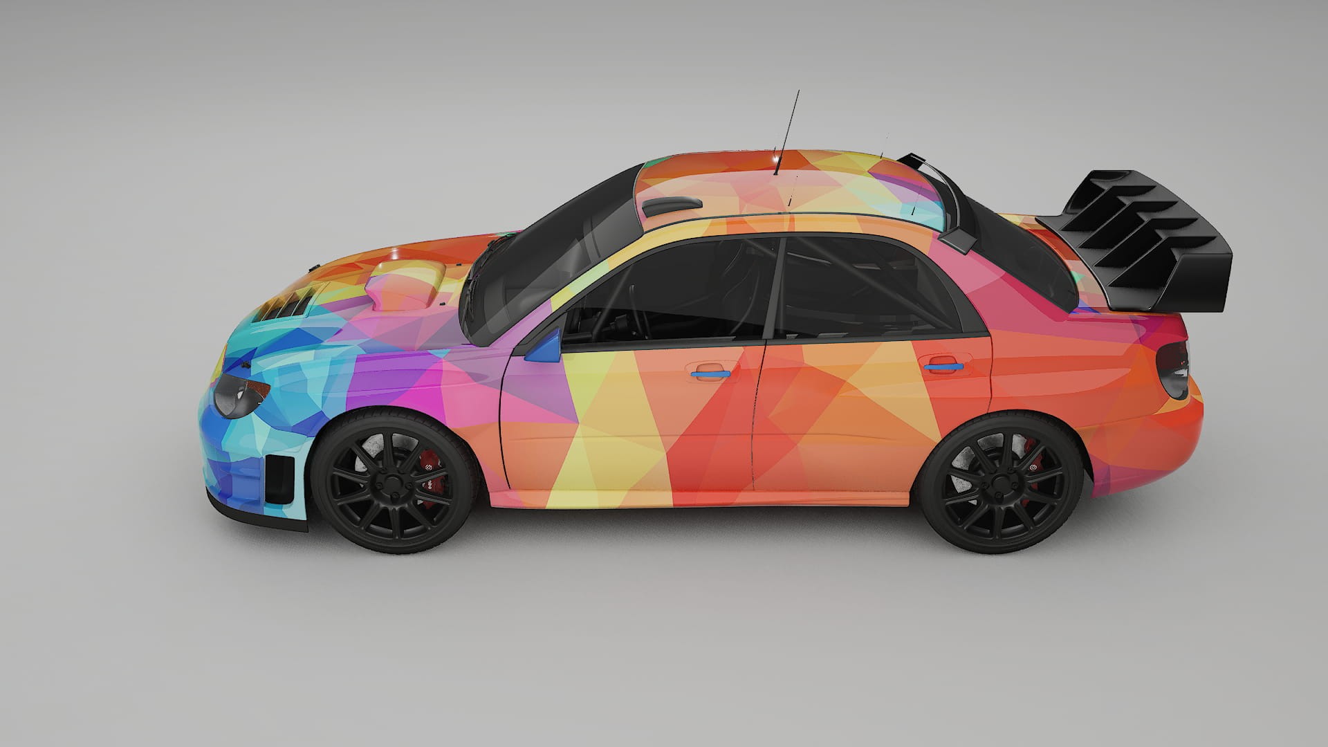 Subaru Impreza WRC GD VECTOR VIBE – Design-Wrap PPF-Kit aus bedruckbarer Polyurethanfolie