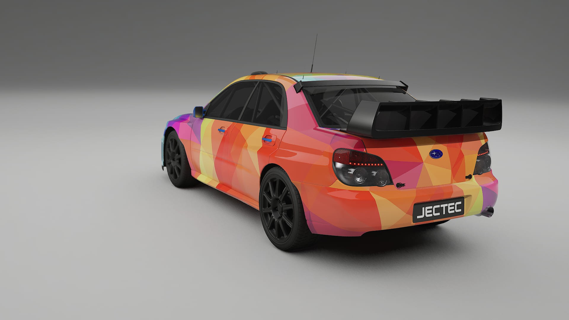 Subaru Impreza WRC GD VECTOR VIBE – Design-Wrap PPF-Kit aus bedruckbarer Polyurethanfolie