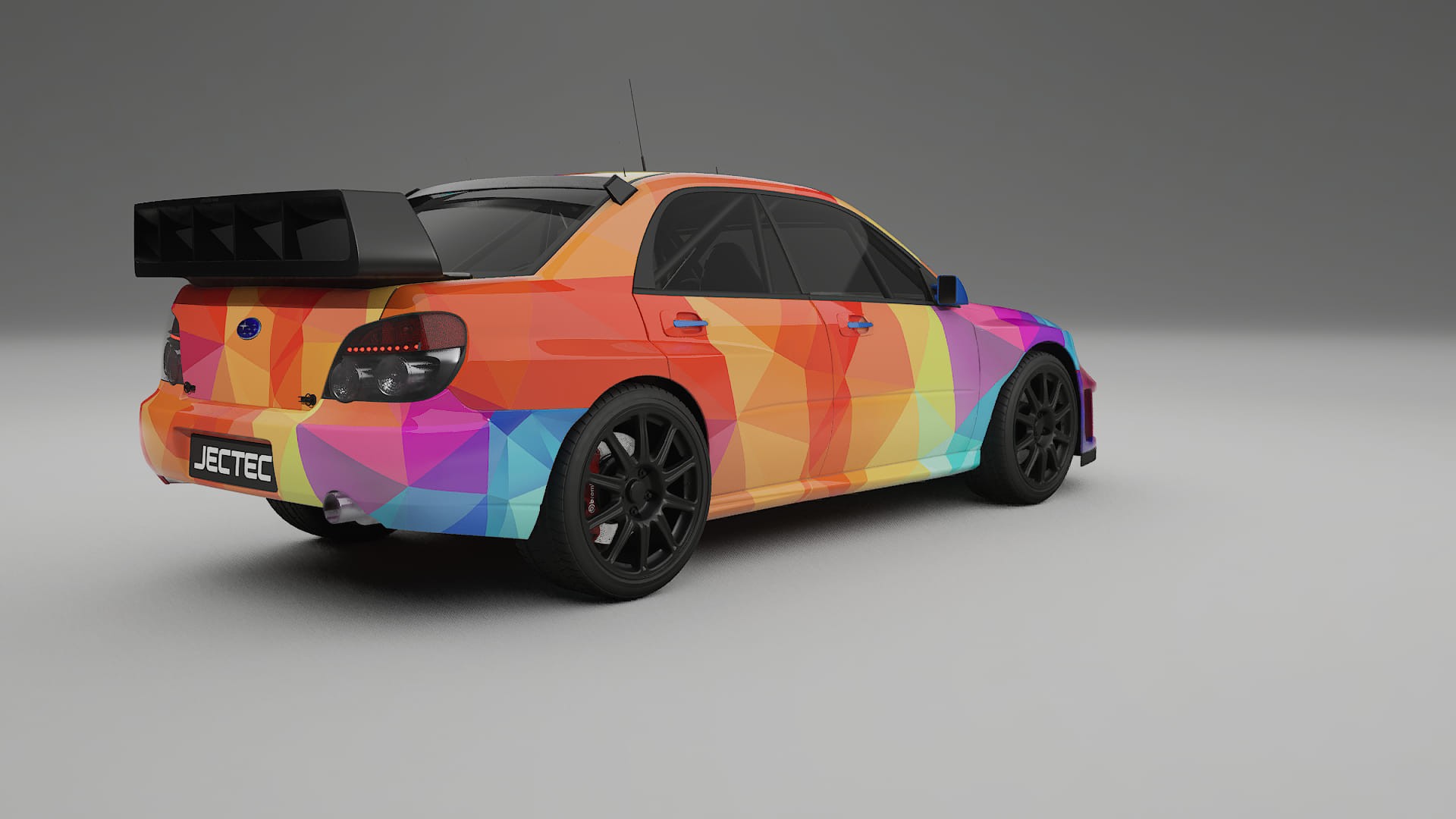 Subaru Impreza WRC GD VECTOR VIBE – Design-Wrap PPF-Kit aus bedruckbarer Polyurethanfolie