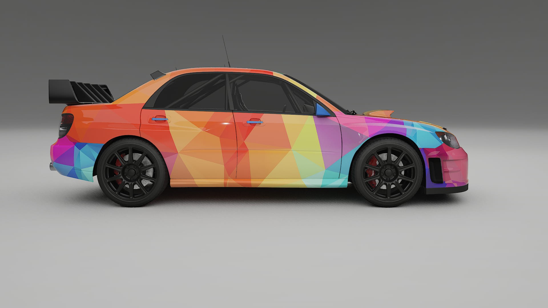 Subaru Impreza WRC GD VECTOR VIBE – Design-Wrap PPF-Kit aus bedruckbarer Polyurethanfolie