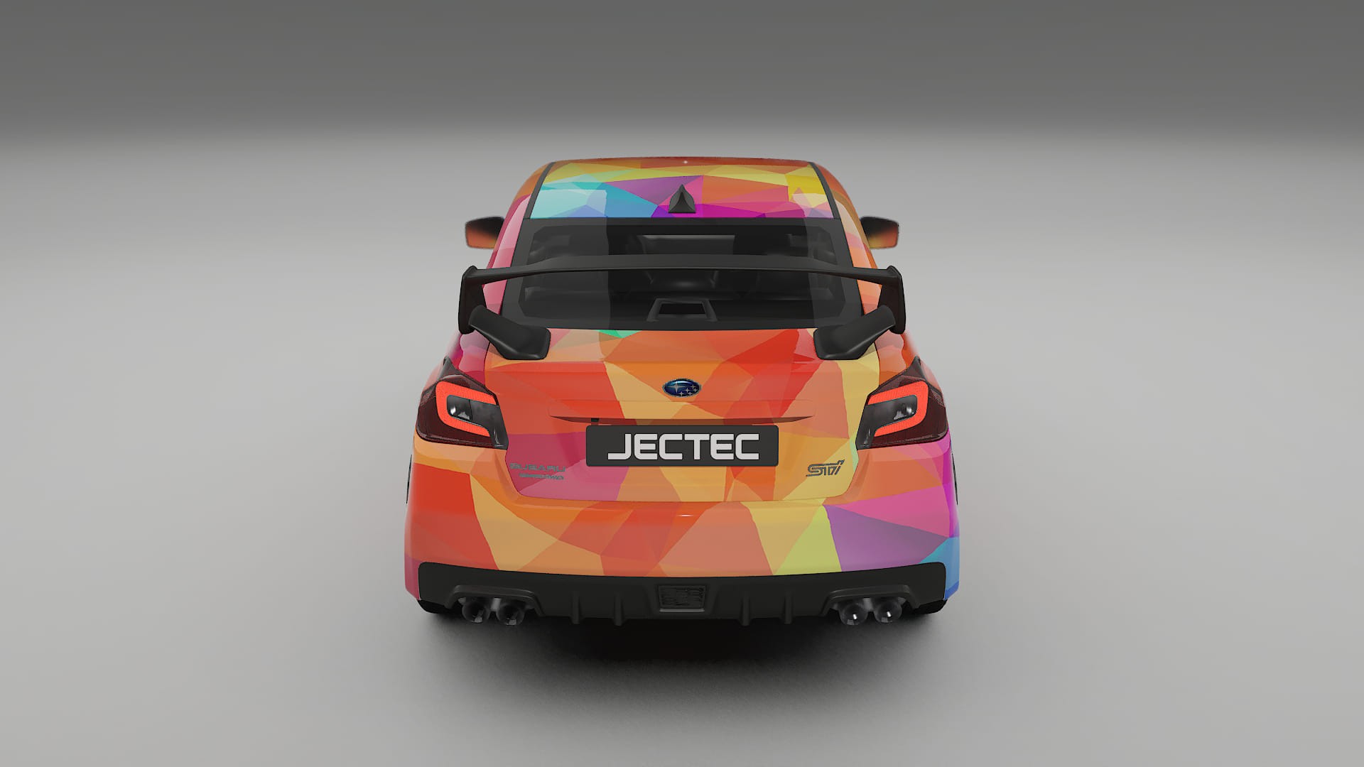 Subaru Impreza WRX Sti VA prefacelift pre-LCI VECTOR VIBE – Design-Wrap PPF-Kit aus bedruckbarer Polyurethanfolie