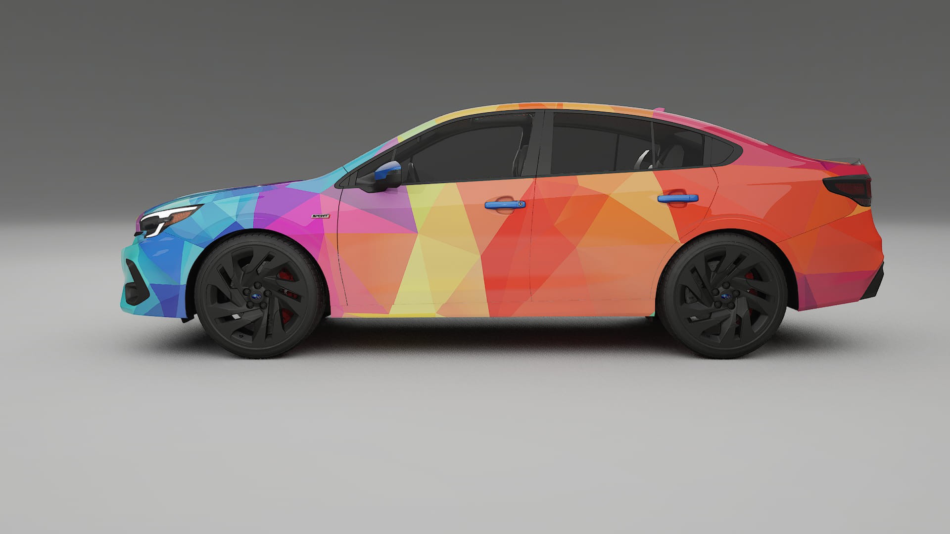 Subaru Legacy BW VECTOR VIBE – Design-Wrap PPF-Kit aus bedruckbarer Polyurethanfolie