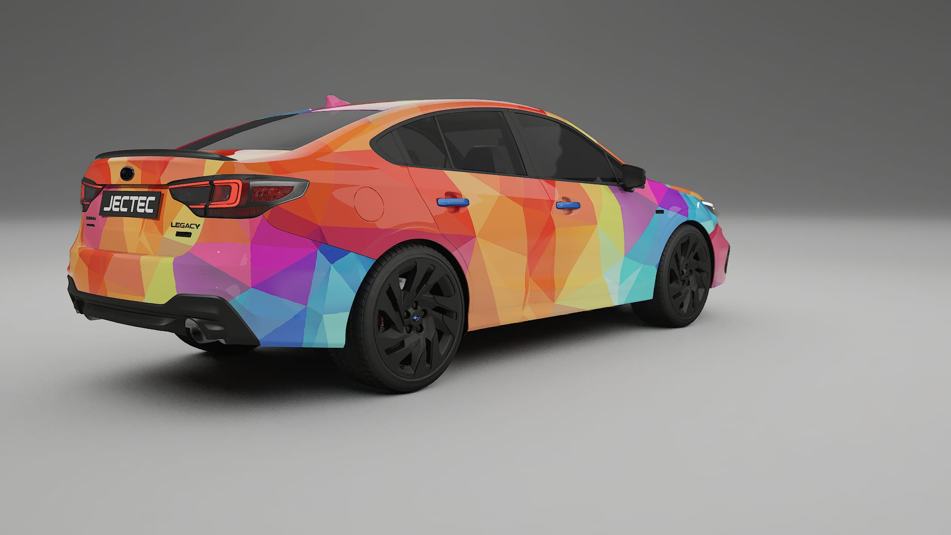 Subaru Legacy BW VECTOR VIBE – Design-Wrap PPF-Kit aus bedruckbarer Polyurethanfolie
