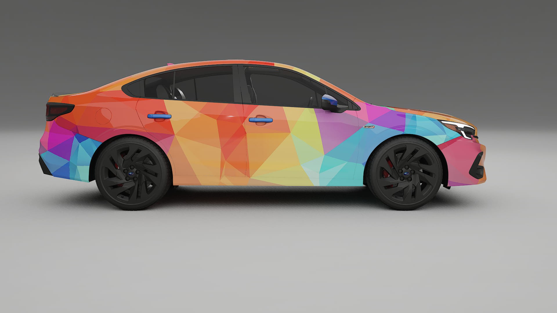 Subaru Legacy BW VECTOR VIBE – Design-Wrap PPF-Kit aus bedruckbarer Polyurethanfolie