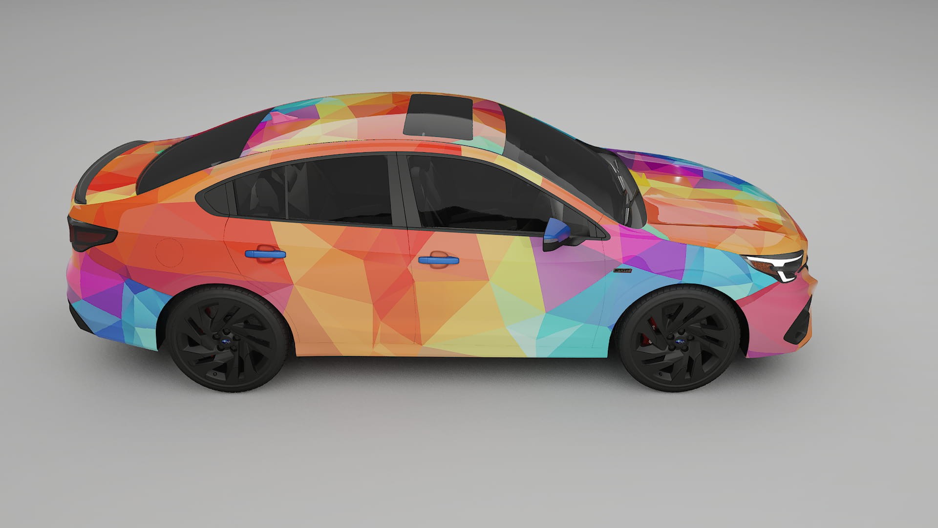 Subaru Legacy BW VECTOR VIBE – Design-Wrap PPF-Kit aus bedruckbarer Polyurethanfolie