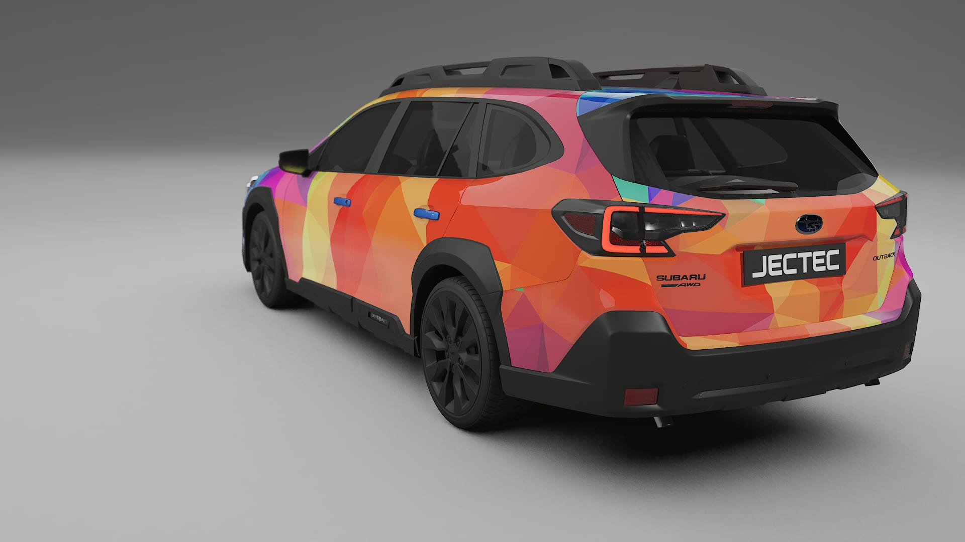 Subaru Outback VI BS facelift LCI VECTOR VIBE – Design-Wrap PPF-Kit aus bedruckbarer Polyurethanfolie