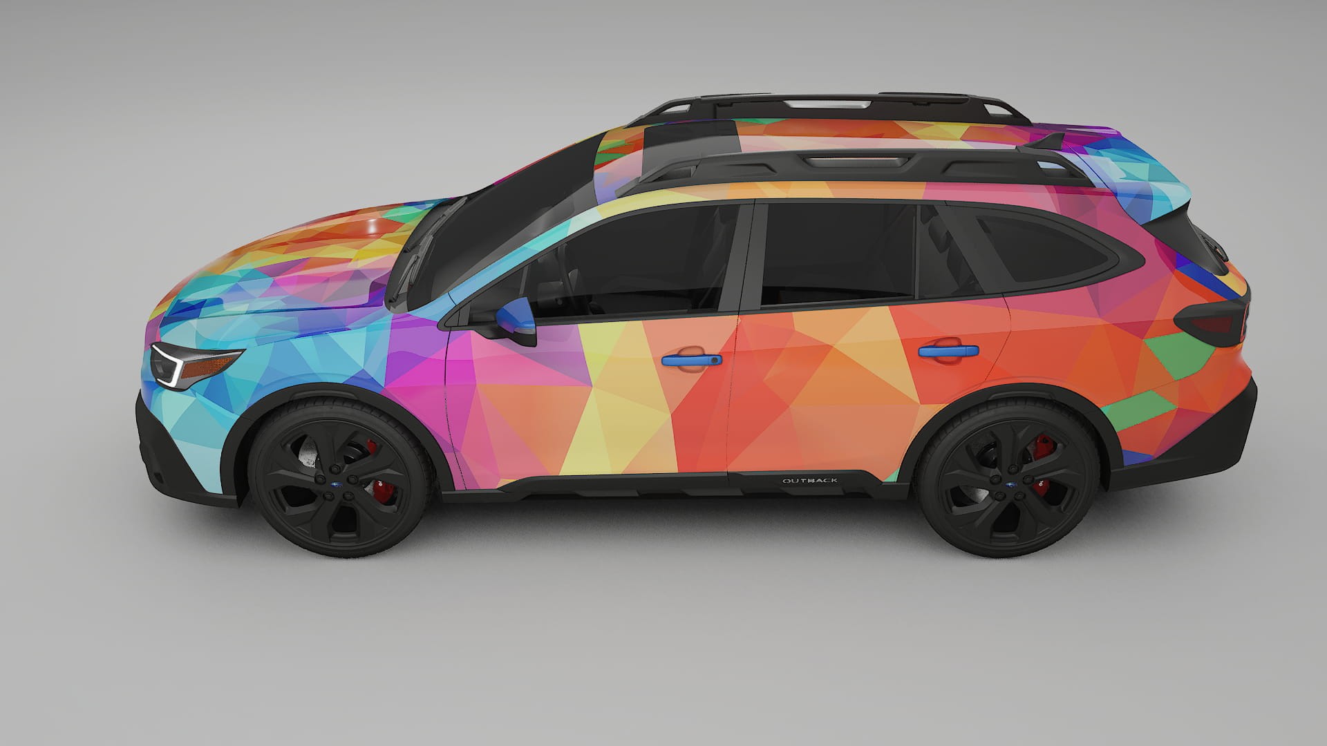 Subaru Outback VI BS prefacelift pre-LCI VECTOR VIBE – Design-Wrap PPF-Kit aus bedruckbarer Polyurethanfolie