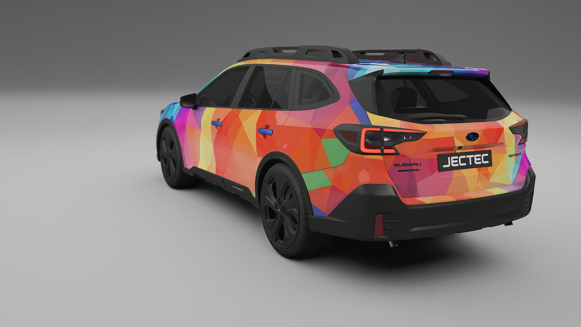 Subaru Outback VI BS prefacelift pre-LCI VECTOR VIBE – Design-Wrap PPF-Kit aus bedruckbarer Polyurethanfolie