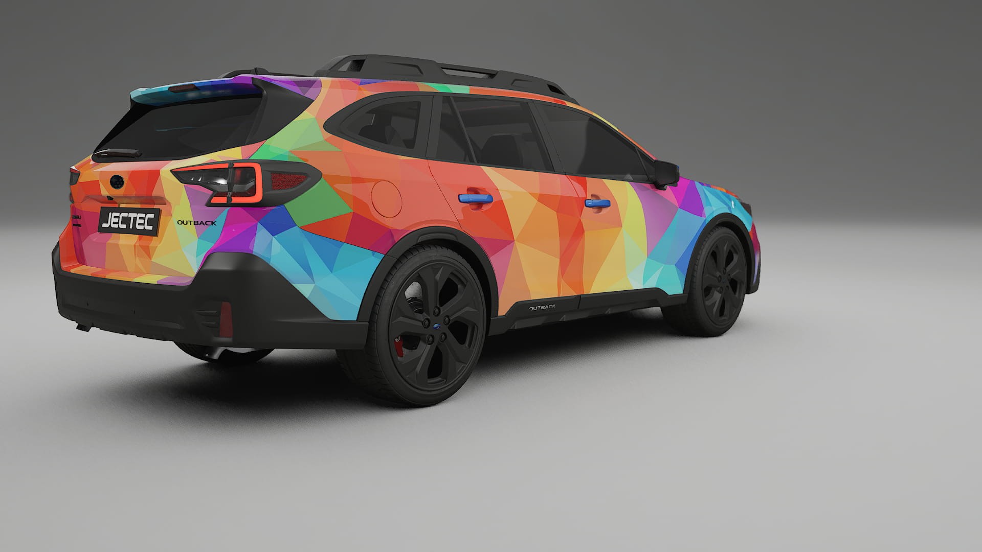Subaru Outback VI BS prefacelift pre-LCI VECTOR VIBE – Design-Wrap PPF-Kit aus bedruckbarer Polyurethanfolie