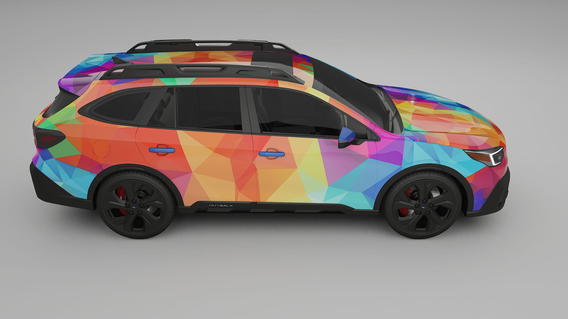 Subaru Outback VI BS prefacelift pre-LCI VECTOR VIBE – Design-Wrap PPF-Kit aus bedruckbarer Polyurethanfolie