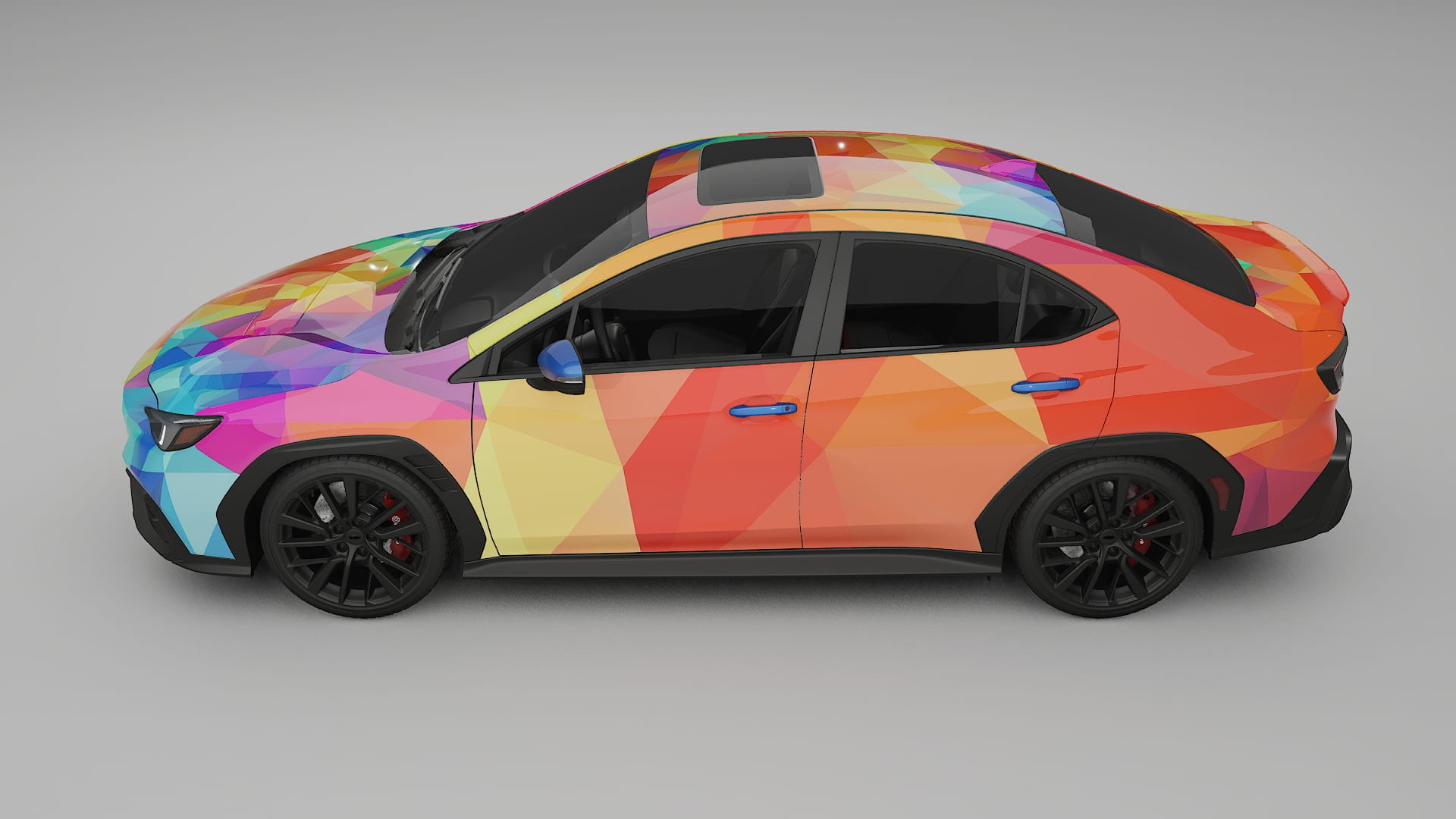 Subaru WRX VB VECTOR VIBE – Design-Wrap PPF-Kit aus bedruckbarer Polyurethanfolie
