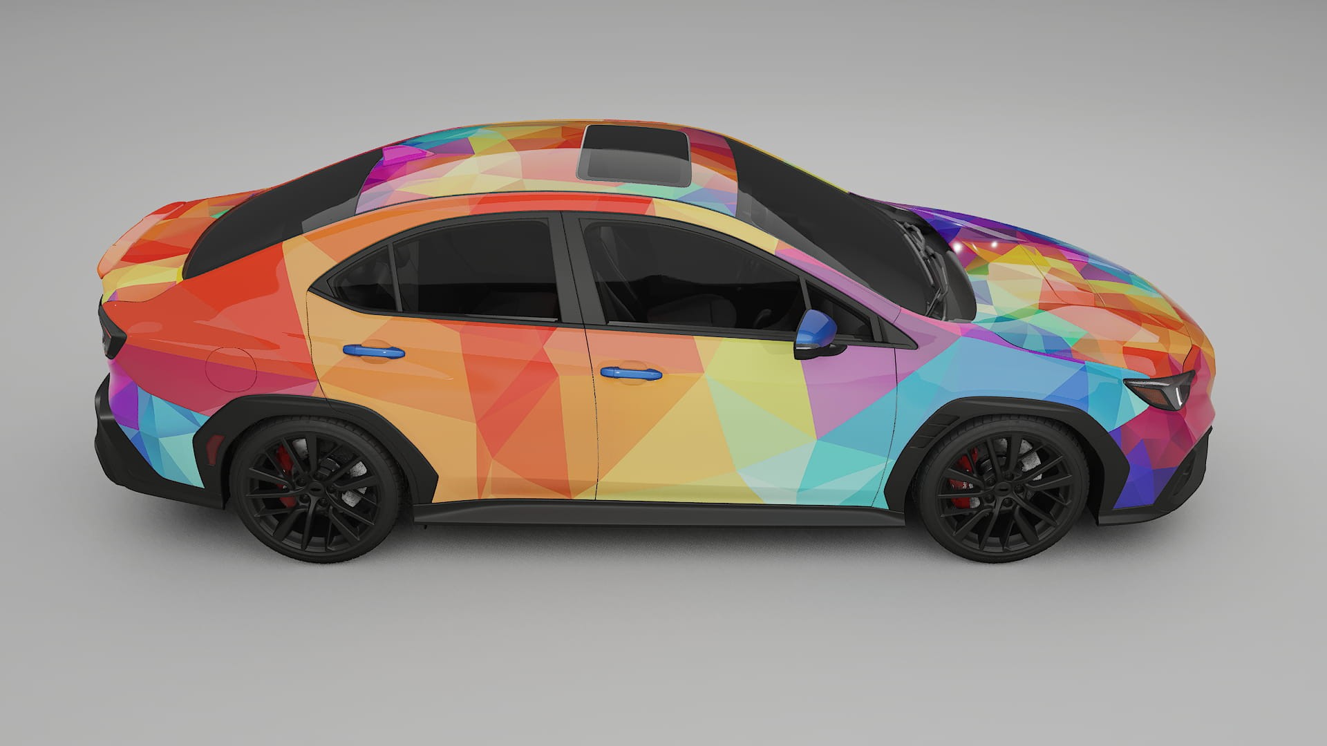 Subaru WRX VB VECTOR VIBE – Design-Wrap PPF-Kit aus bedruckbarer Polyurethanfolie