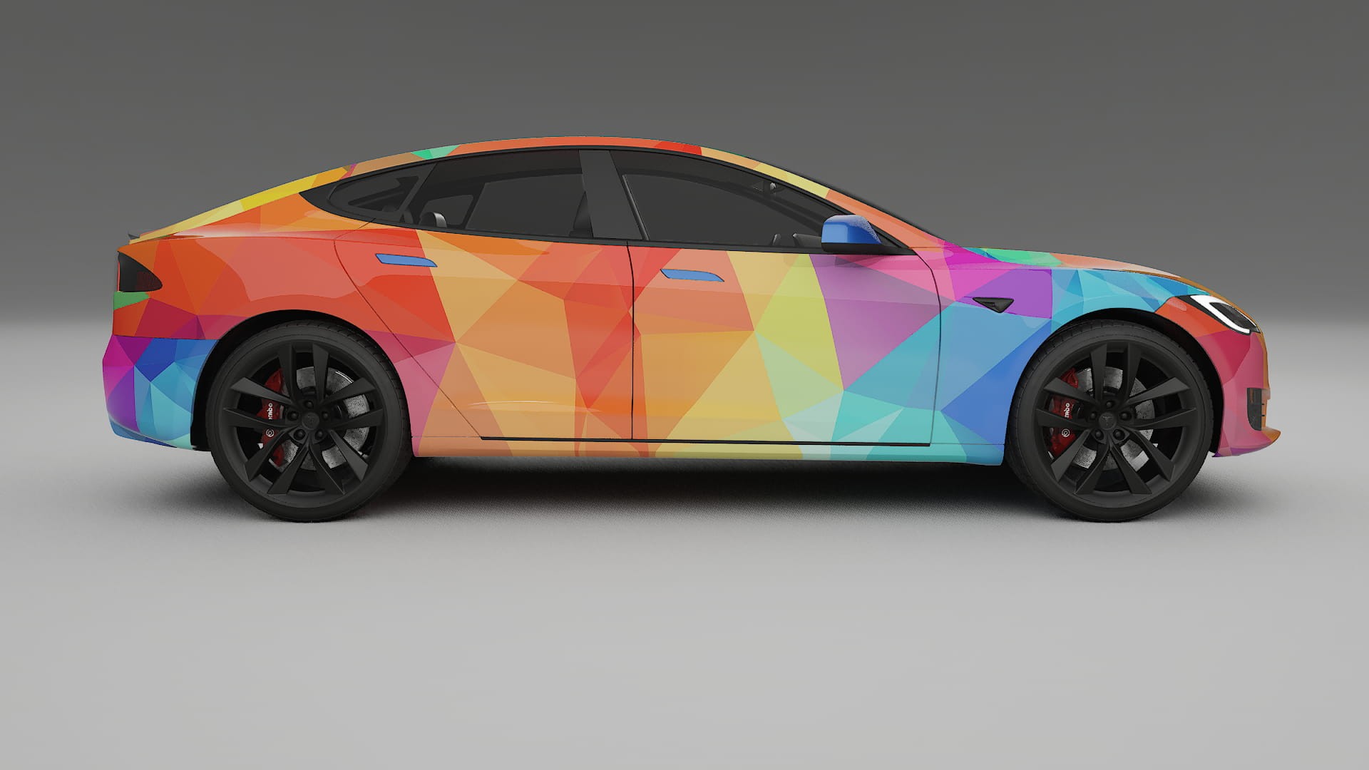 Tesla Model-S Refresh VECTOR VIBE – Design-Wrap PPF-Kit aus bedruckbarer Polyurethanfolie