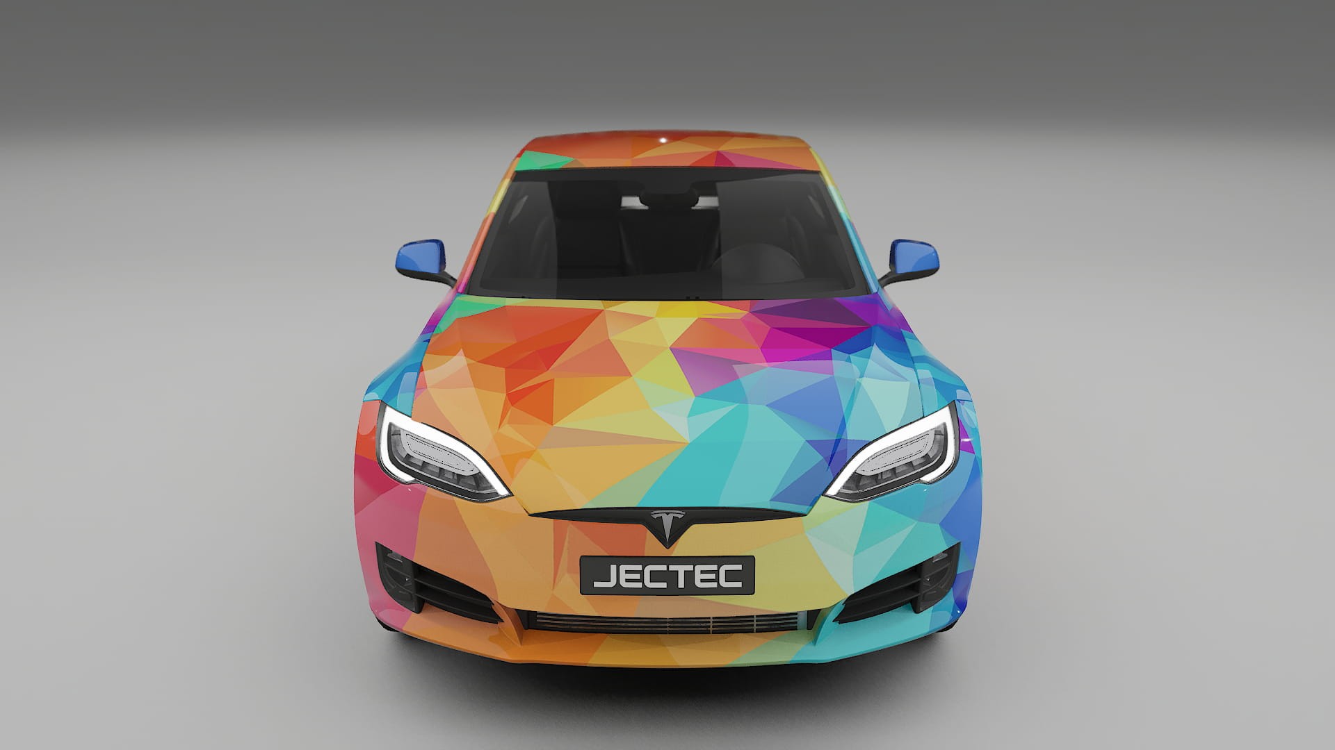 Tesla Model-S Refresh VECTOR VIBE – Design-Wrap PPF-Kit aus bedruckbarer Polyurethanfolie