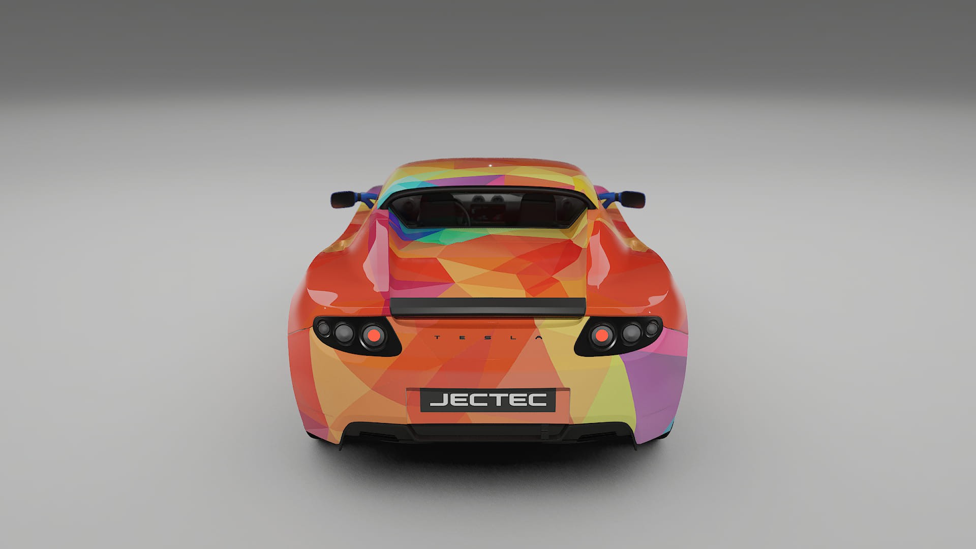 Tesla Roadster 2.5 VECTOR VIBE – Design-Wrap PPF-Kit aus bedruckbarer Polyurethanfolie