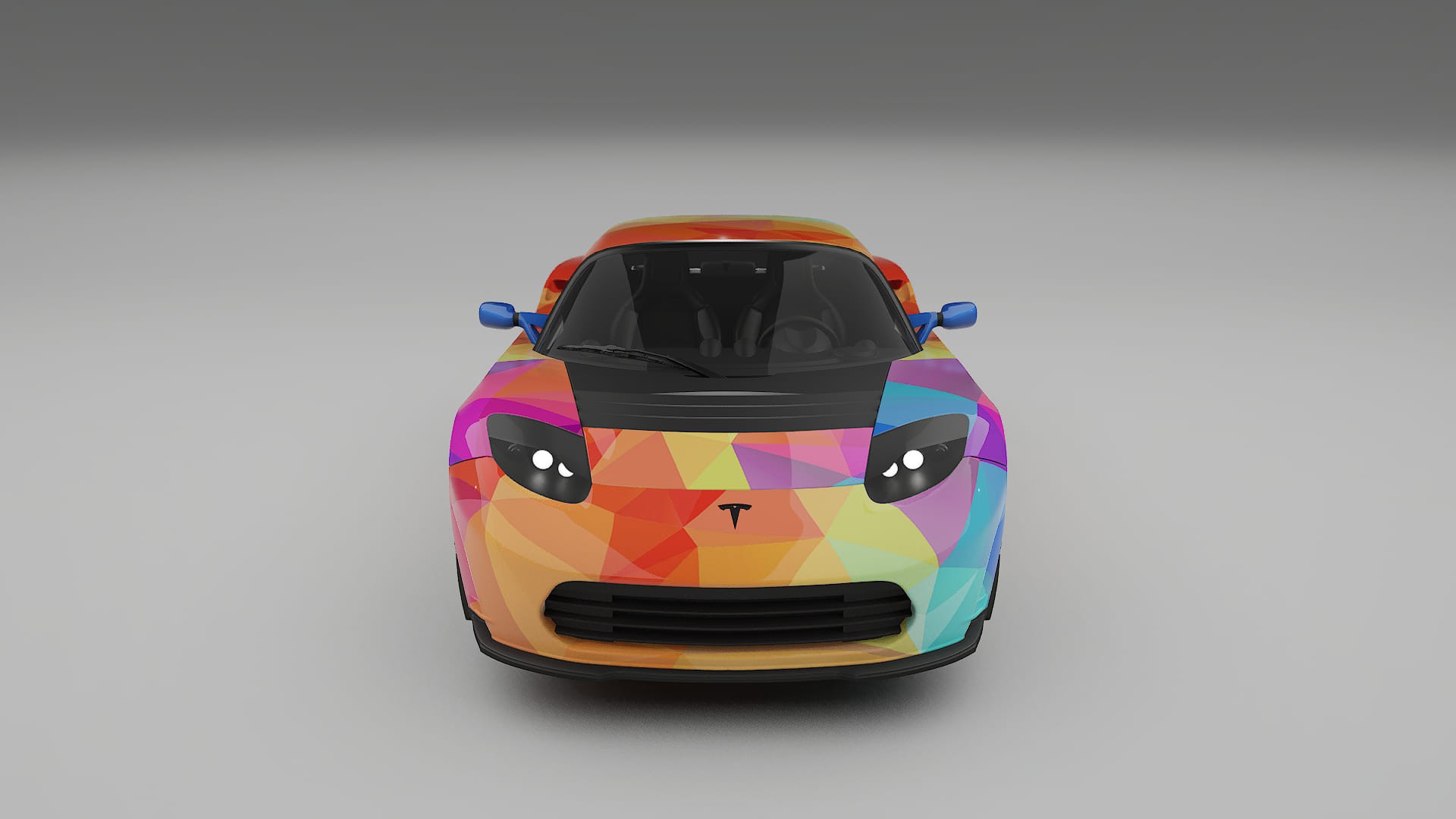 Tesla Roadster 2.5 VECTOR VIBE – Design-Wrap PPF-Kit aus bedruckbarer Polyurethanfolie