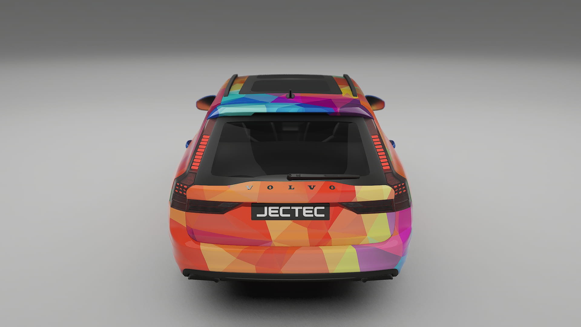 Volvo V90 P5 VECTOR VIBE – Design-Wrap PPF-Kit aus bedruckbarer Polyurethanfolie