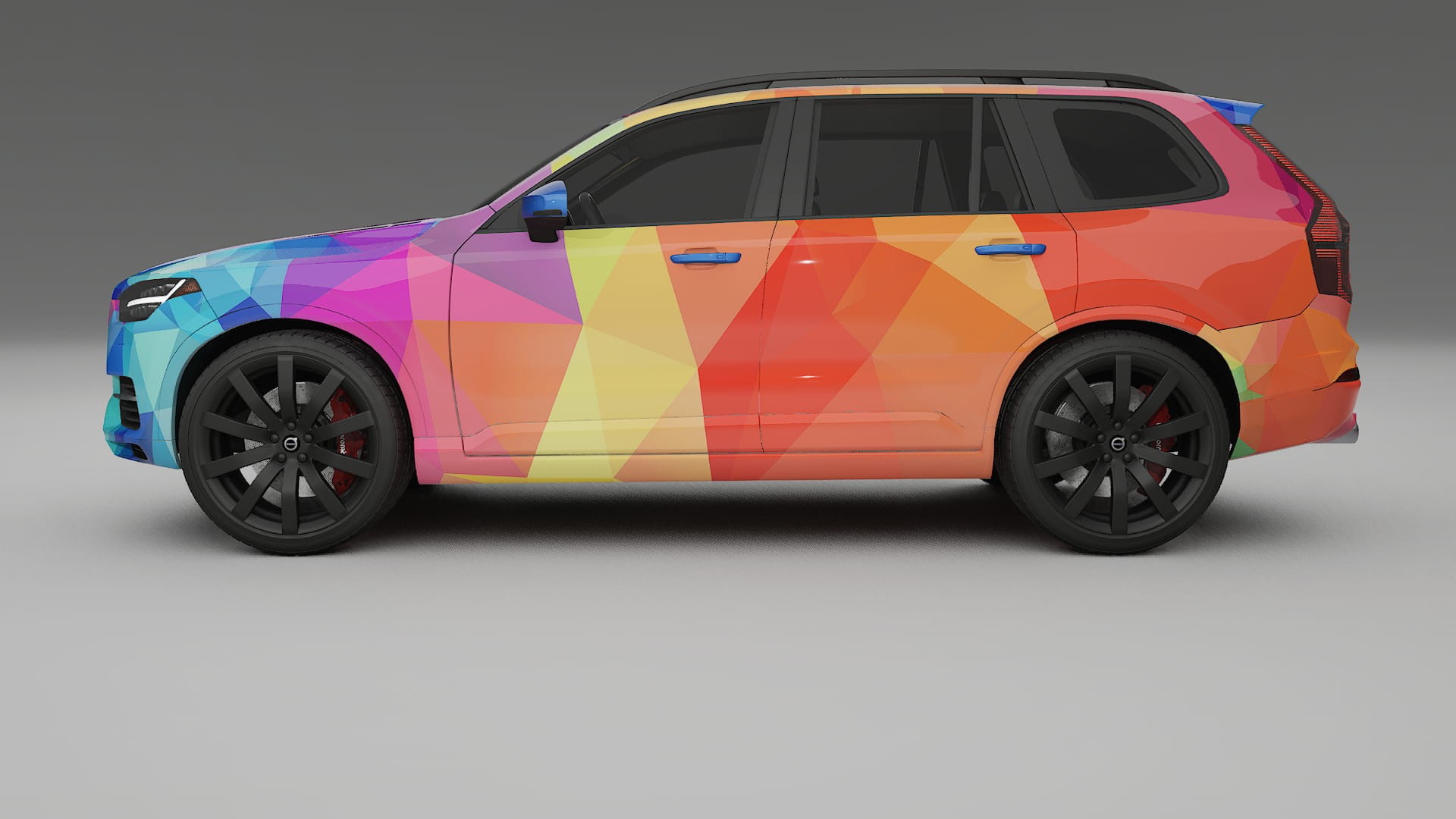 Volvo XC90 SPA VECTOR VIBE – Design-Wrap PPF-Kit aus bedruckbarer Polyurethanfolie