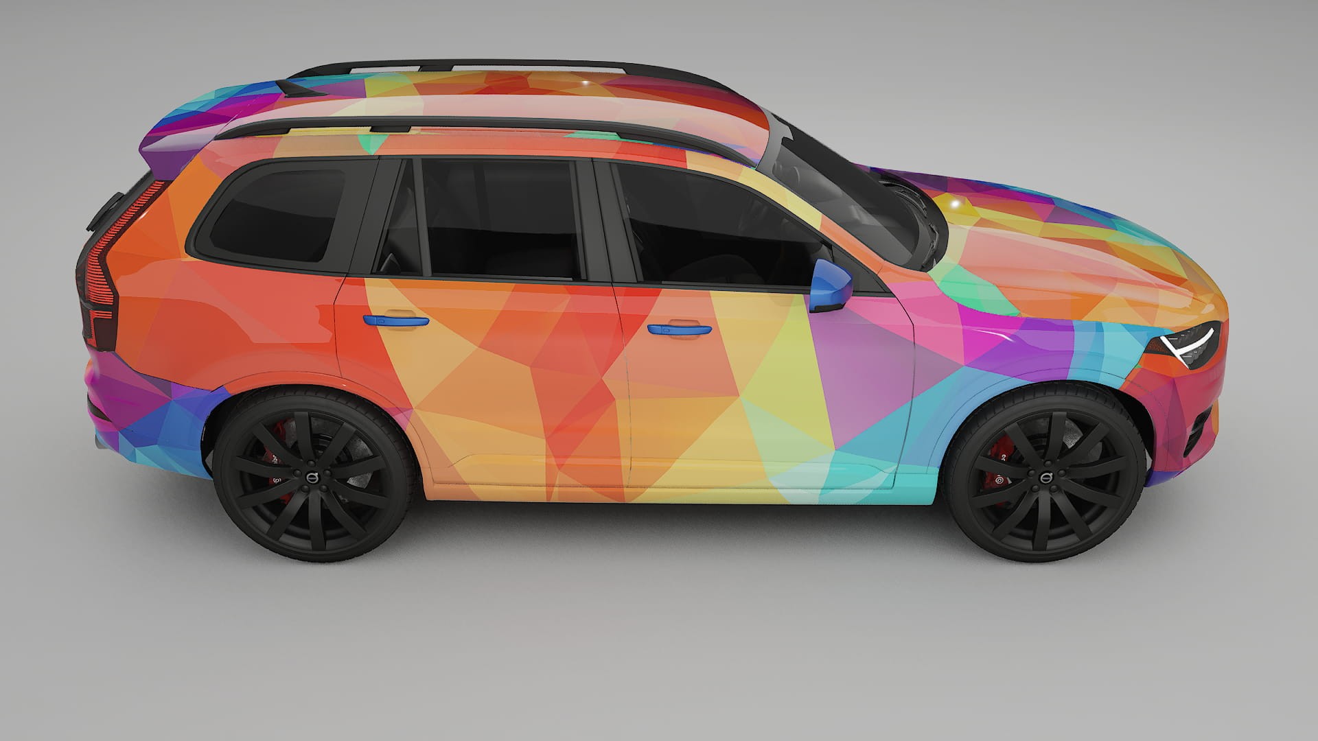 Volvo XC90 SPA VECTOR VIBE – Design-Wrap PPF-Kit aus bedruckbarer Polyurethanfolie