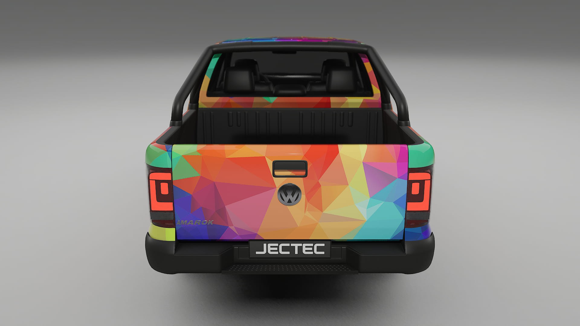 VW Amarok 2H VECTOR VIBE – Design-Wrap PPF-Kit aus bedruckbarer Polyurethanfolie