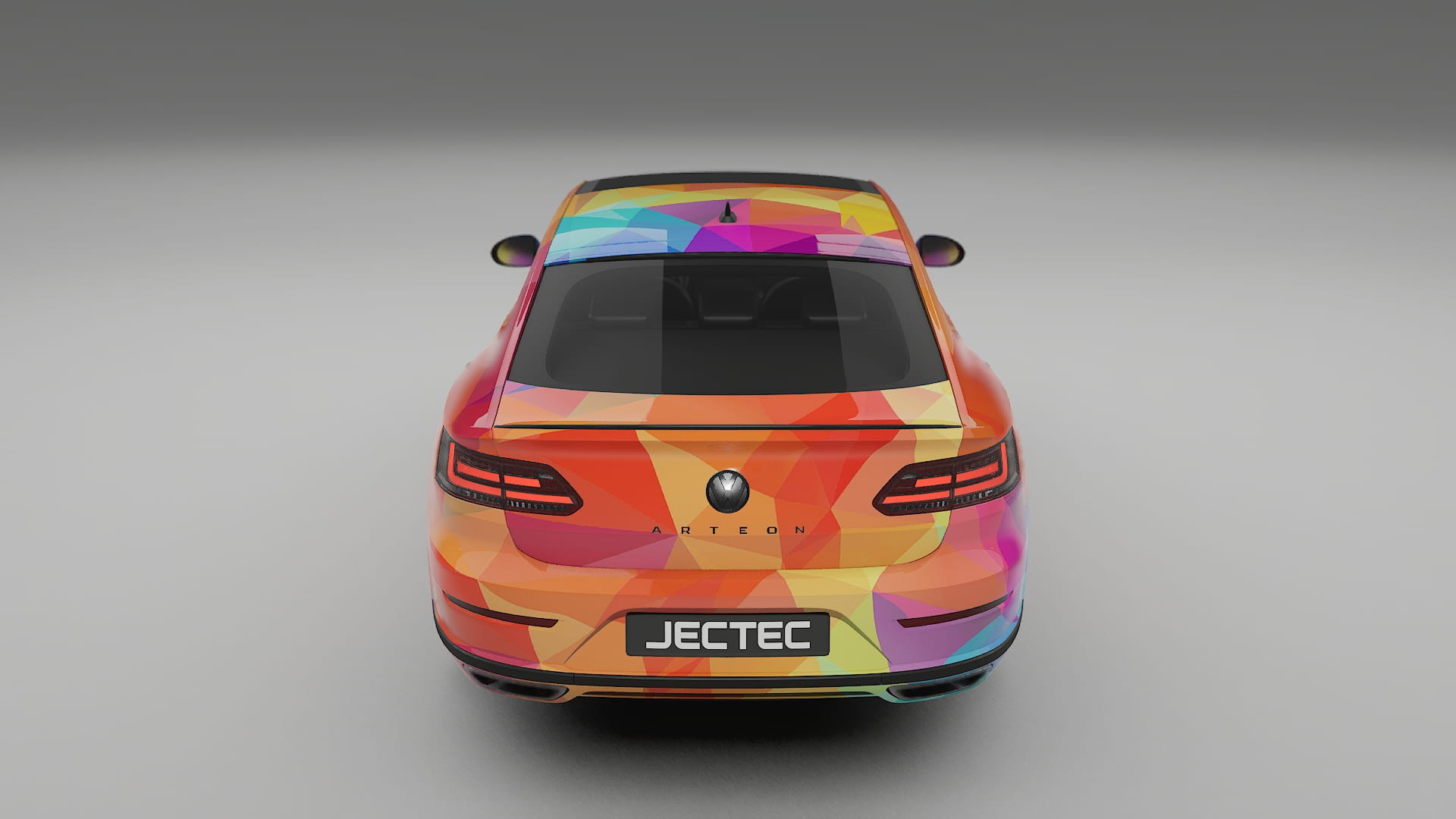 VW Arteon R 3H prefacelift pre-LCI VECTOR VIBE – Design-Wrap PPF-Kit aus bedruckbarer Polyurethanfolie