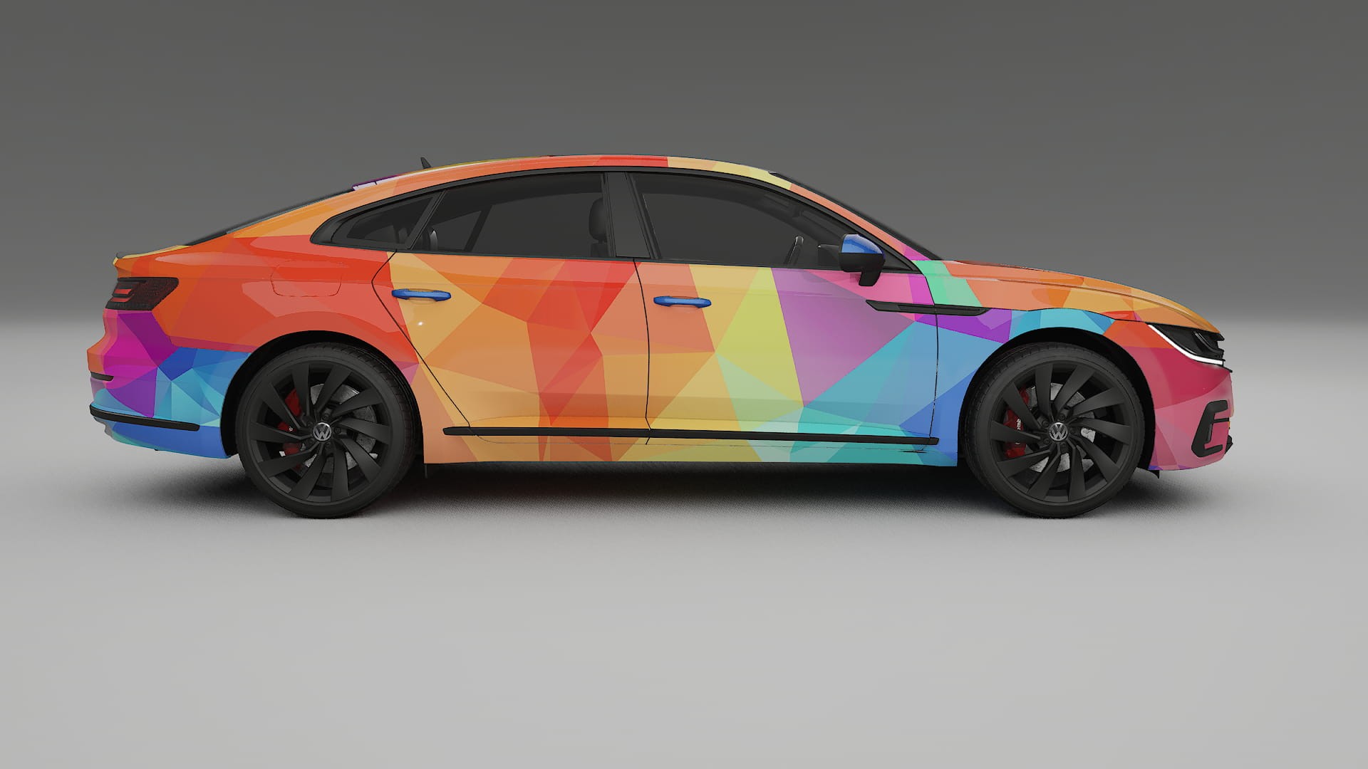 VW Arteon R 3H prefacelift pre-LCI VECTOR VIBE – Design-Wrap PPF-Kit aus bedruckbarer Polyurethanfolie