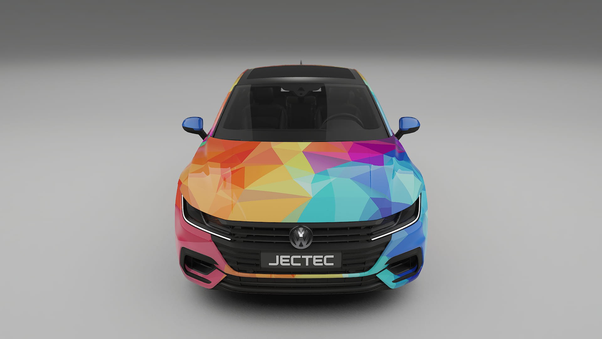 VW Arteon R 3H prefacelift pre-LCI VECTOR VIBE – Design-Wrap PPF-Kit aus bedruckbarer Polyurethanfolie