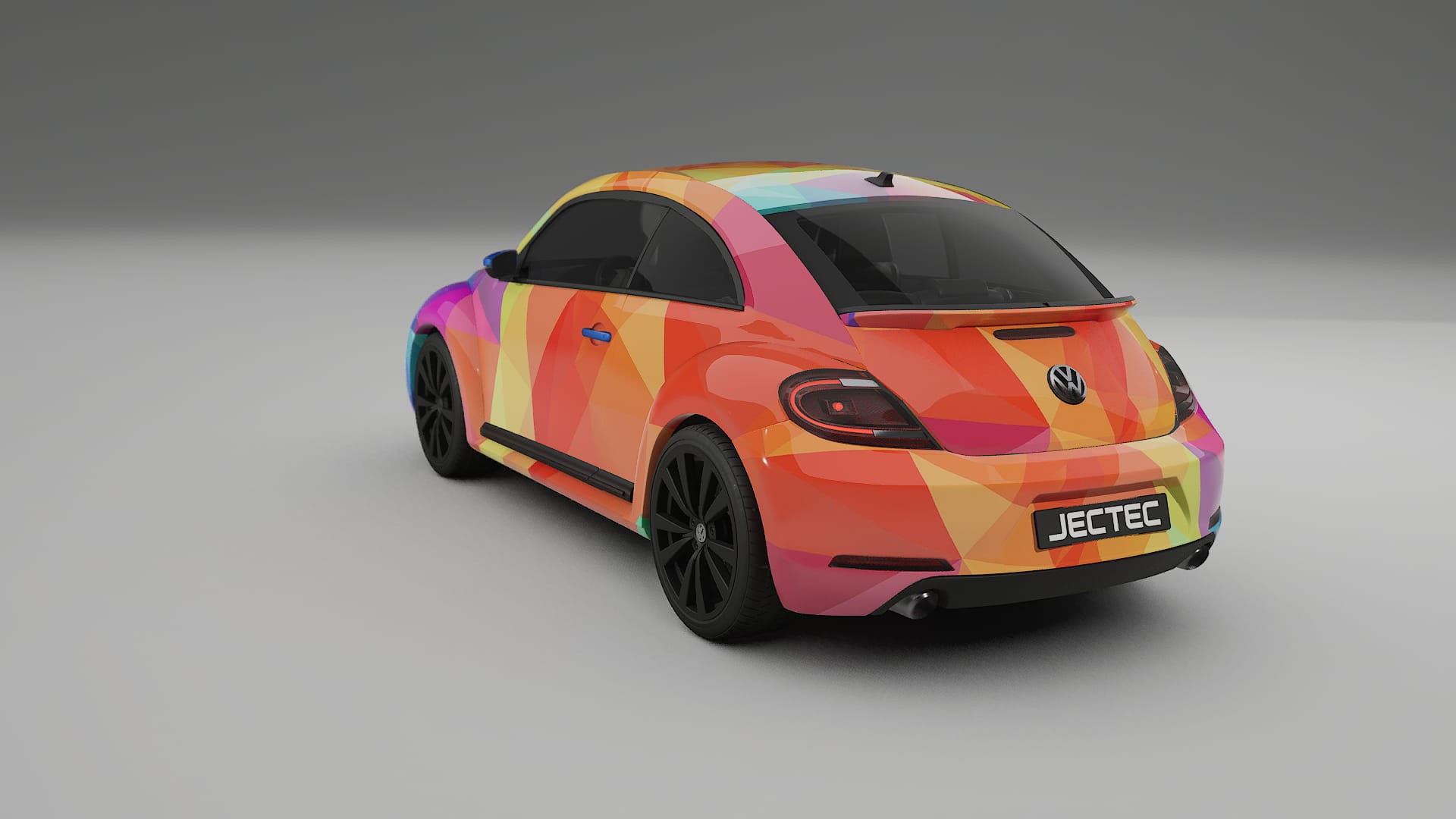 VW Beetle A5 prefacelift pre-LCI VECTOR VIBE – Design-Wrap PPF-Kit aus bedruckbarer Polyurethanfolie