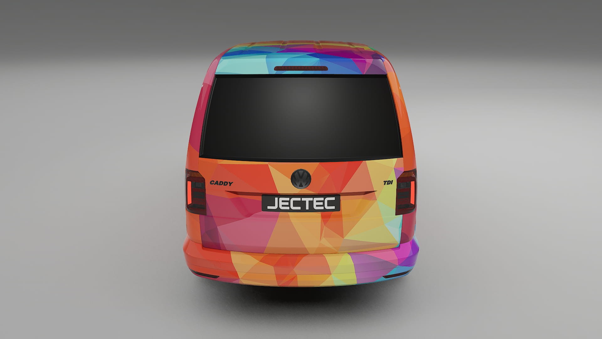 VW Caddy Maxi SB VECTOR VIBE – Design-Wrap PPF-Kit aus bedruckbarer Polyurethanfolie