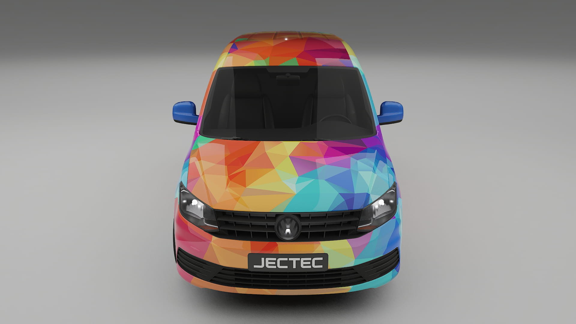 VW Caddy Maxi SB VECTOR VIBE – Design-Wrap PPF-Kit aus bedruckbarer Polyurethanfolie