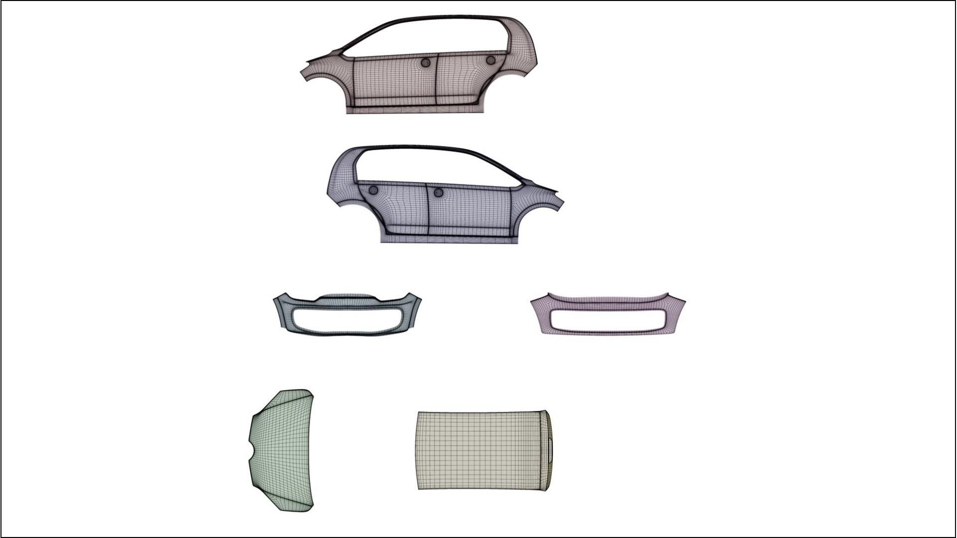 VW Cross Up VECTOR VIBE – Design-Wrap PPF-Kit aus bedruckbarer Polyurethanfolie